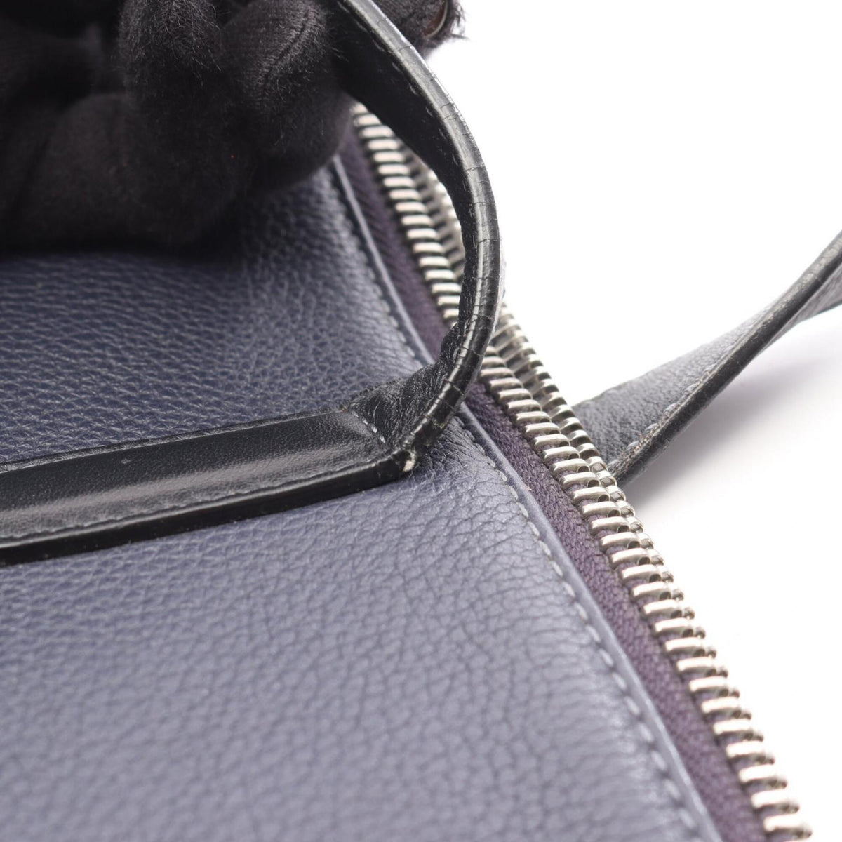 Loewe Black Navy Leather Briefcase Handbag (Pre-Owned)
