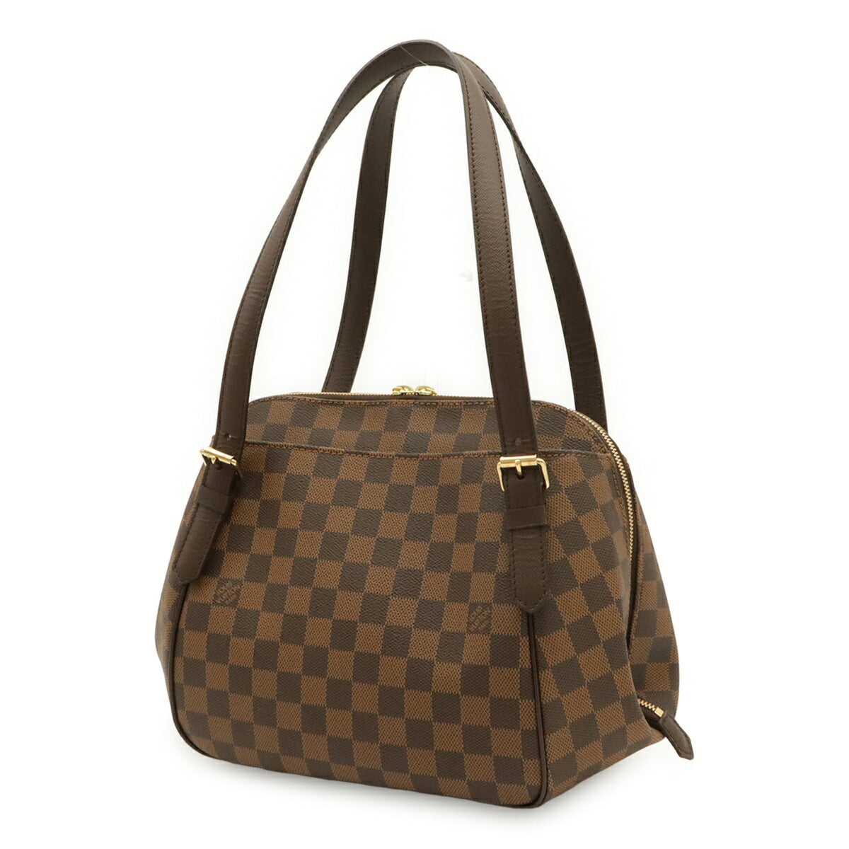 Louis Vuitton Brown Damier Canvas Pvc Shoulder Bag Tote Bag (Pre-Owned)