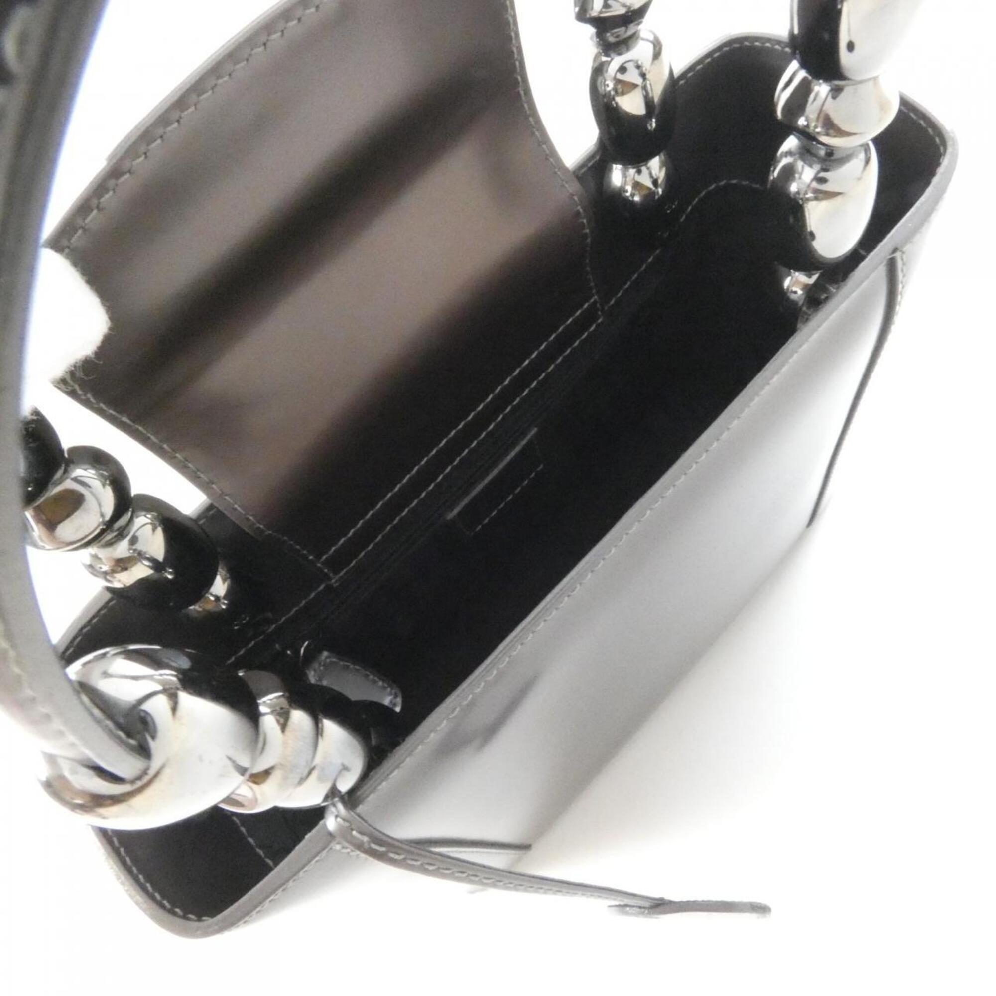 Christian Dior Gray Leather Handbag (Pre-Owned)