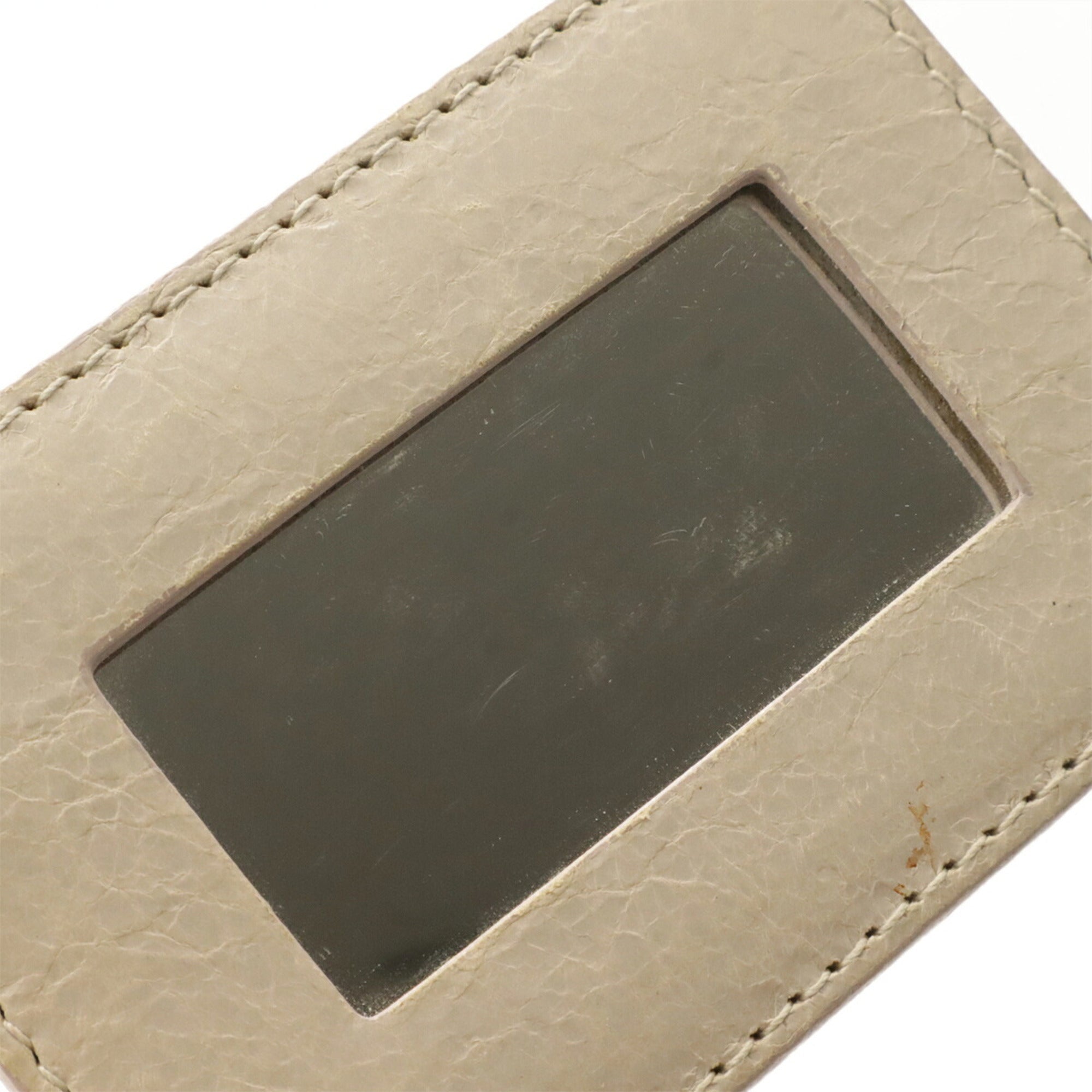 Balenciaga Ivory Leather Clutch Bag Pochette Shoulder Bag (Pre-Owned)