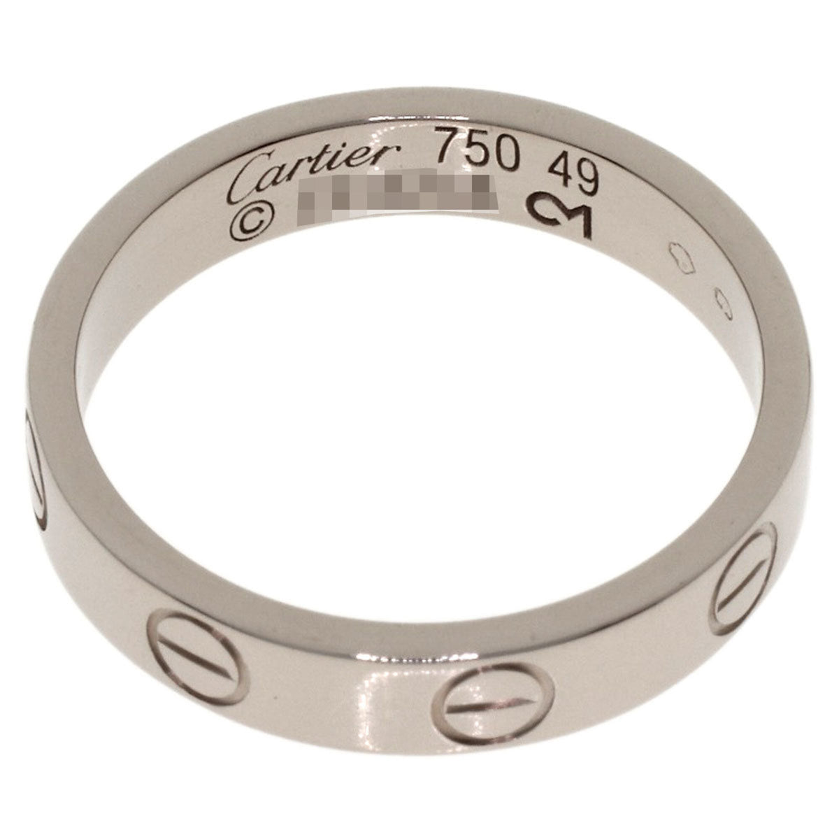 Cartier White Gold (18K) Band Ring (Pre-Owned)