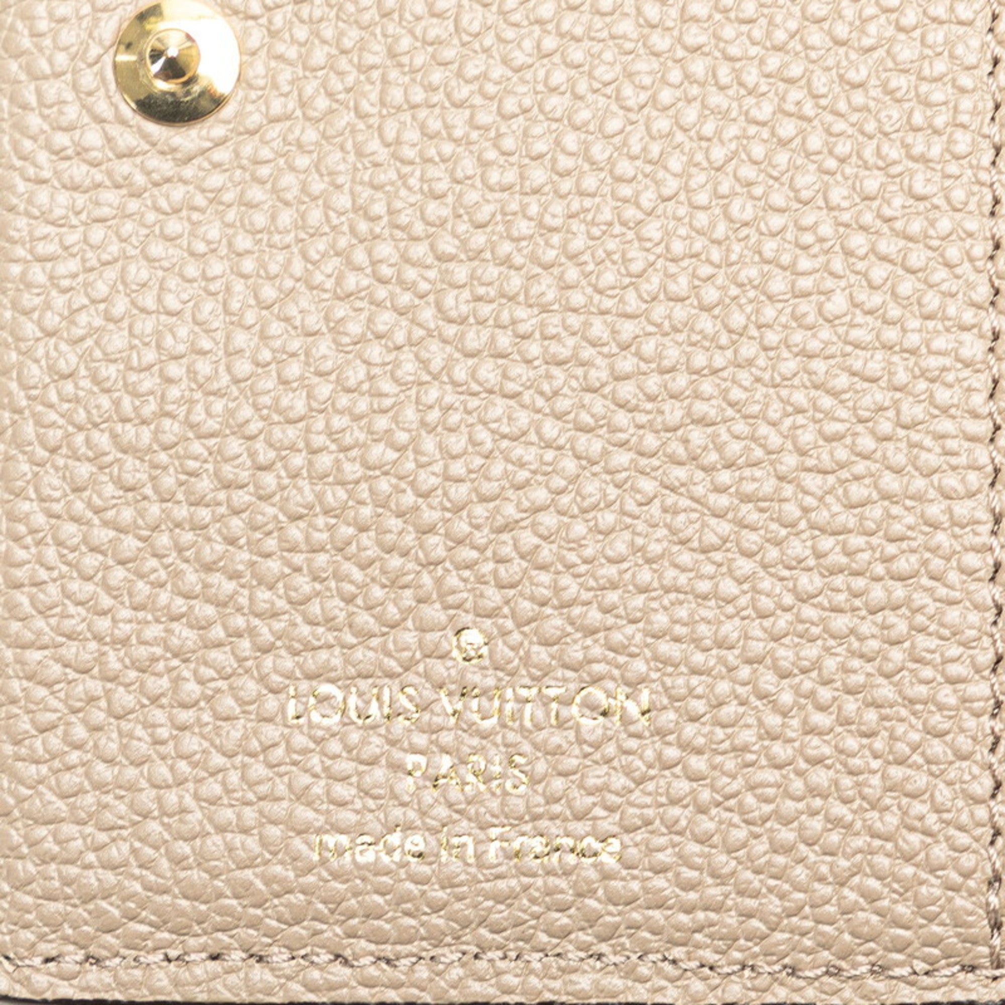 Louis Vuitton Beige Tourterelle Leather Wallet (Bi-Fold) (Pre-Owned)