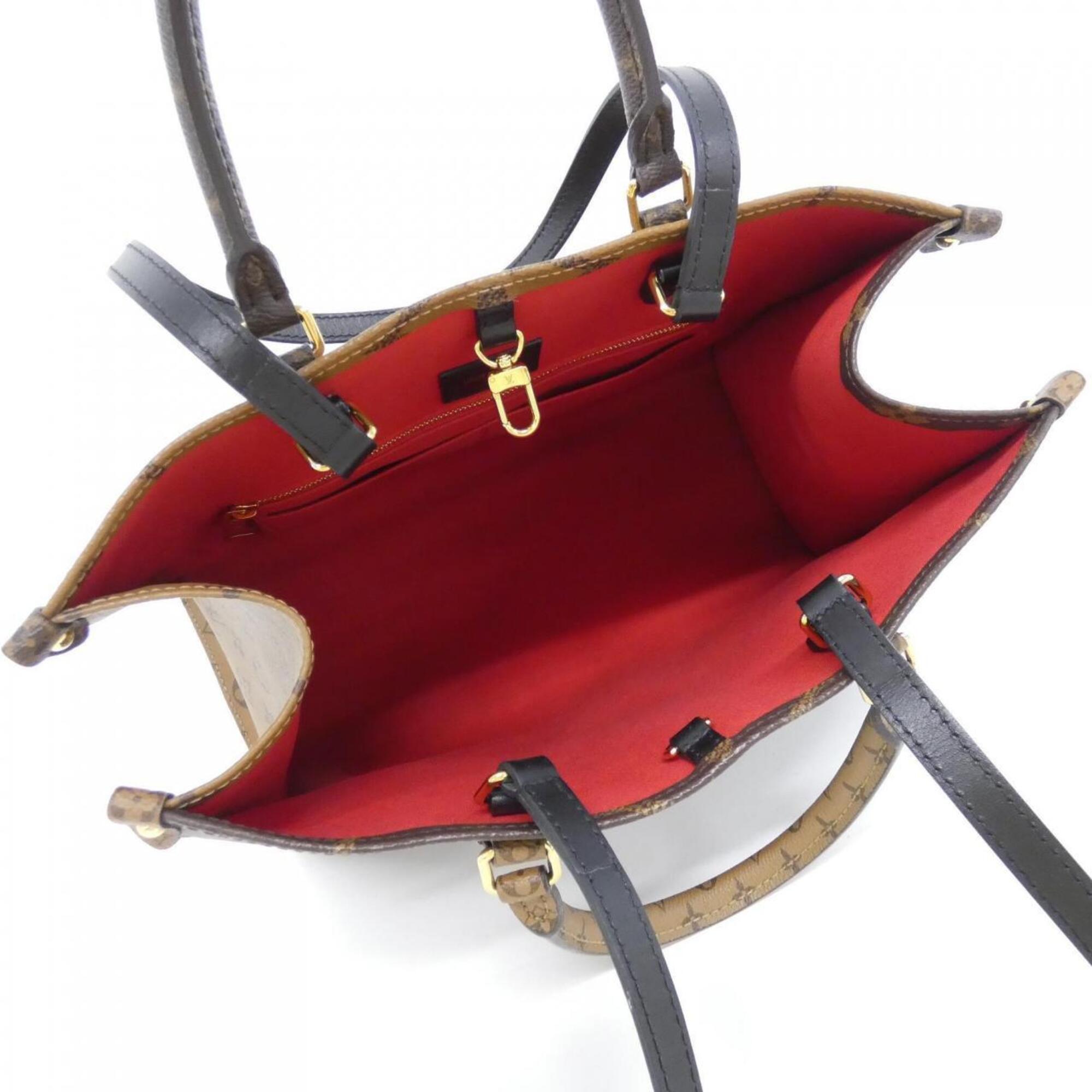 Louis Vuitton Marron Coated Canvas Handbag (Pre-Owned)