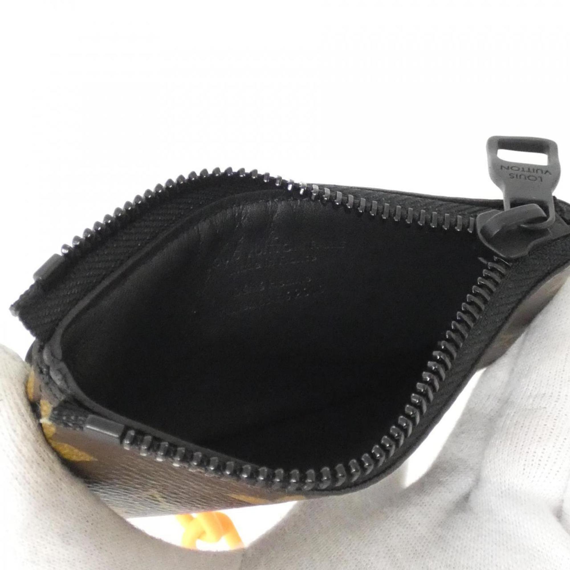 Louis Vuitton Marron Coated Canvas Coin Purse/Coin Case (Pre-Owned)
