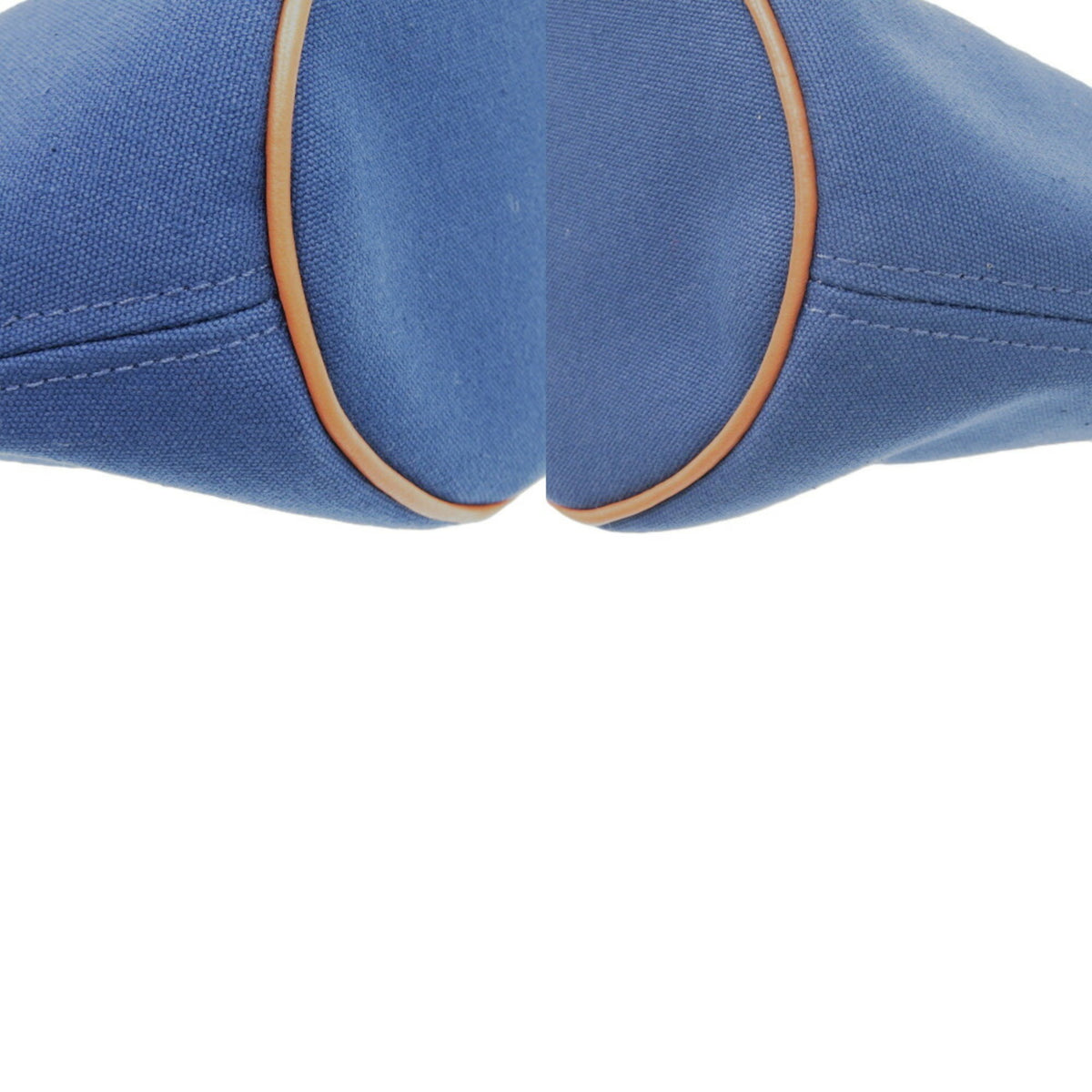 Hermes Black Indigo Blue Red Color Canvas Cotton Pouch (Pre-Owned)