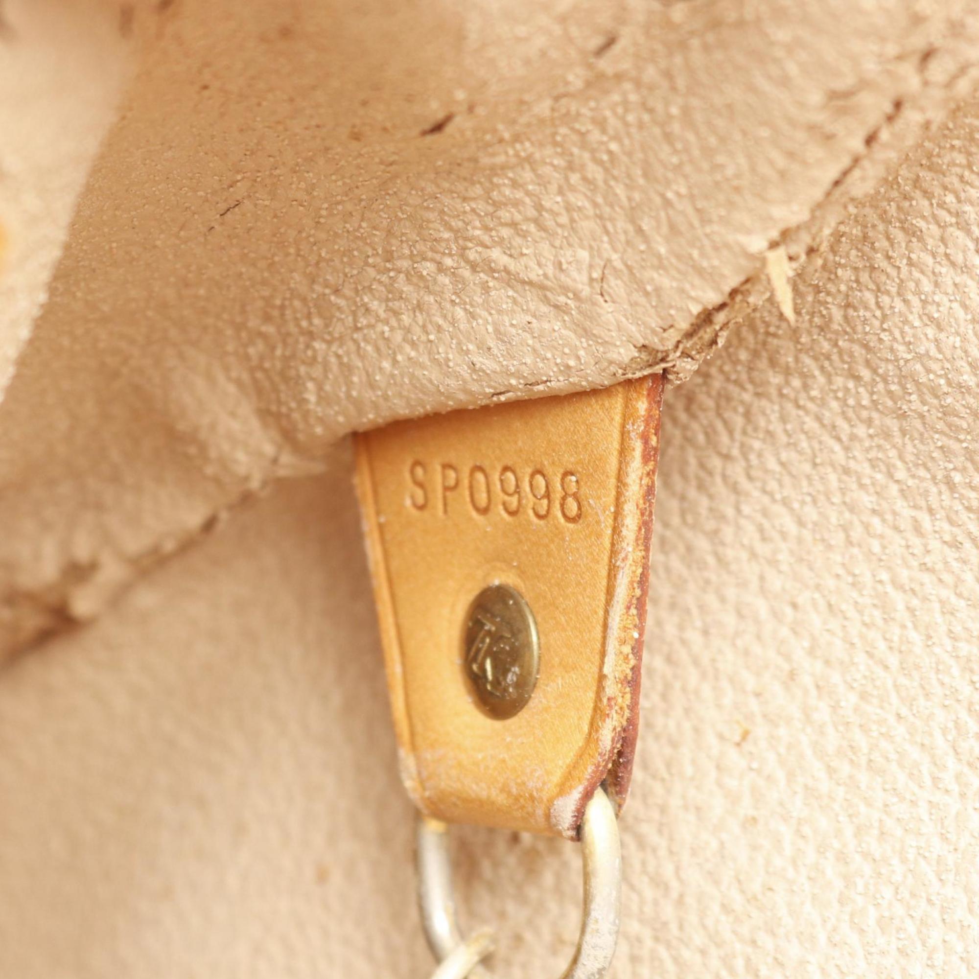 Louis Vuitton Brown Coated Canvas Pvc Monogram Leather Shoulder Bag (Pre-Owned)