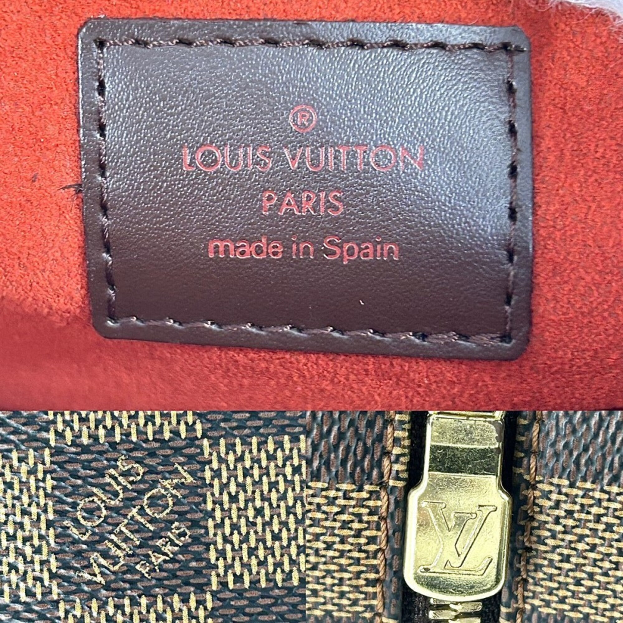 Louis Vuitton Brown Damier Canvas Handbag (Pre-Owned)