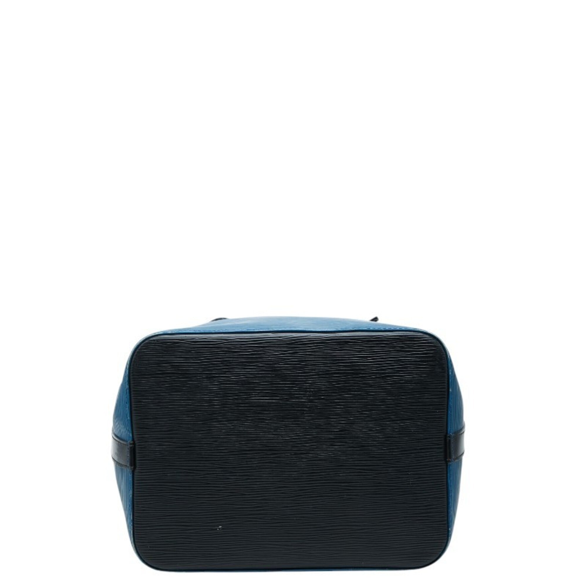 Louis Vuitton Noir Toledo Blue Leather Shoulder Bag (Pre-Owned)