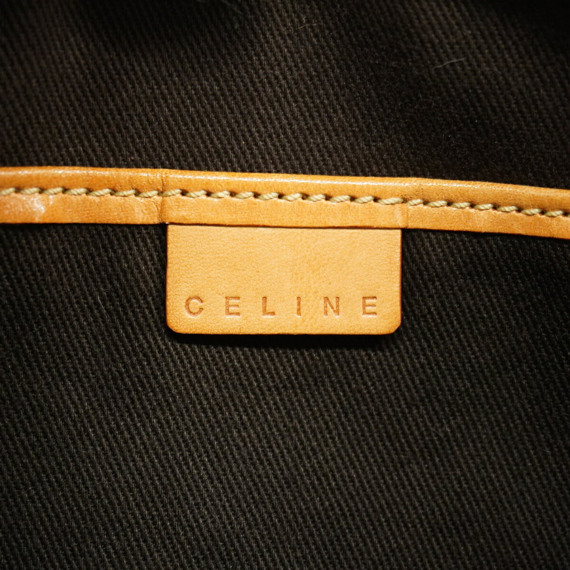 Celine Brown Pvc Handbag (Pre-Owned)