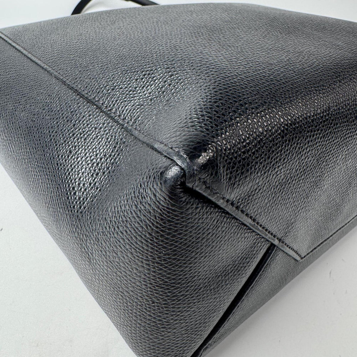 Celine Black Leather Shoulder Bag Tote Bag (Pre-Owned)
