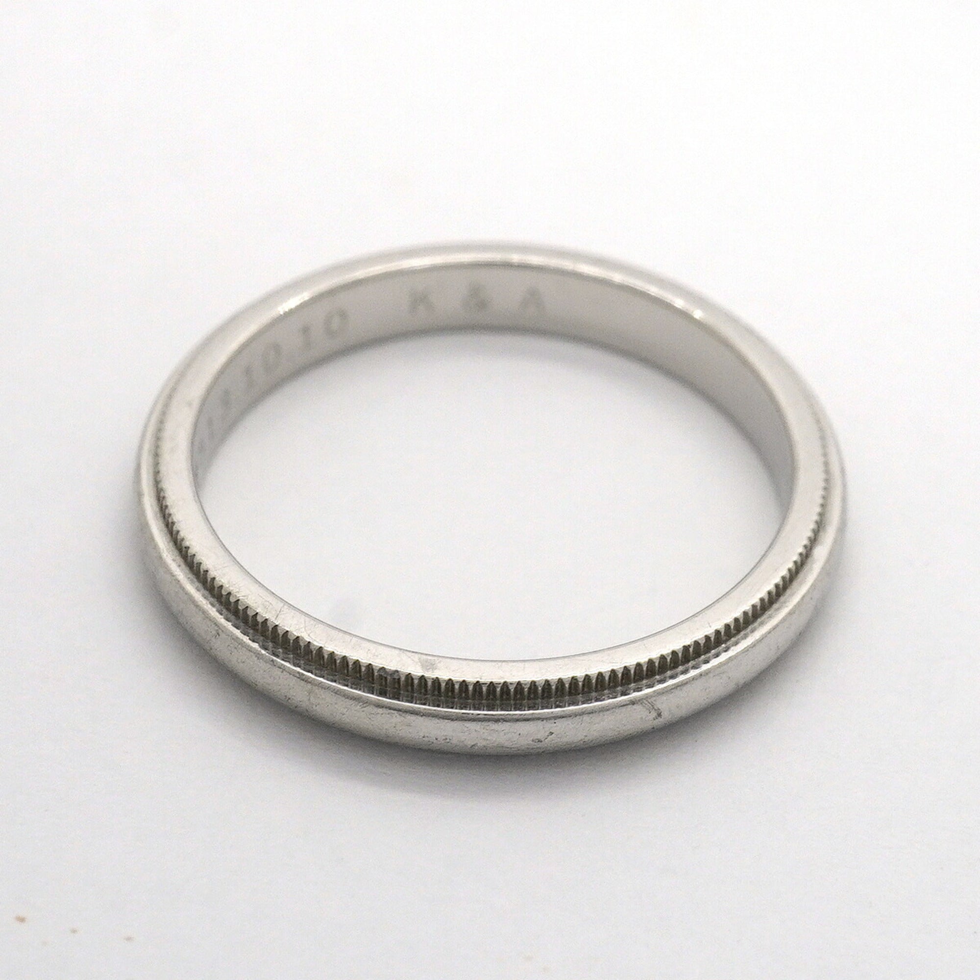 Tiffany Platinum 950 Band Ring (Pre-Owned)