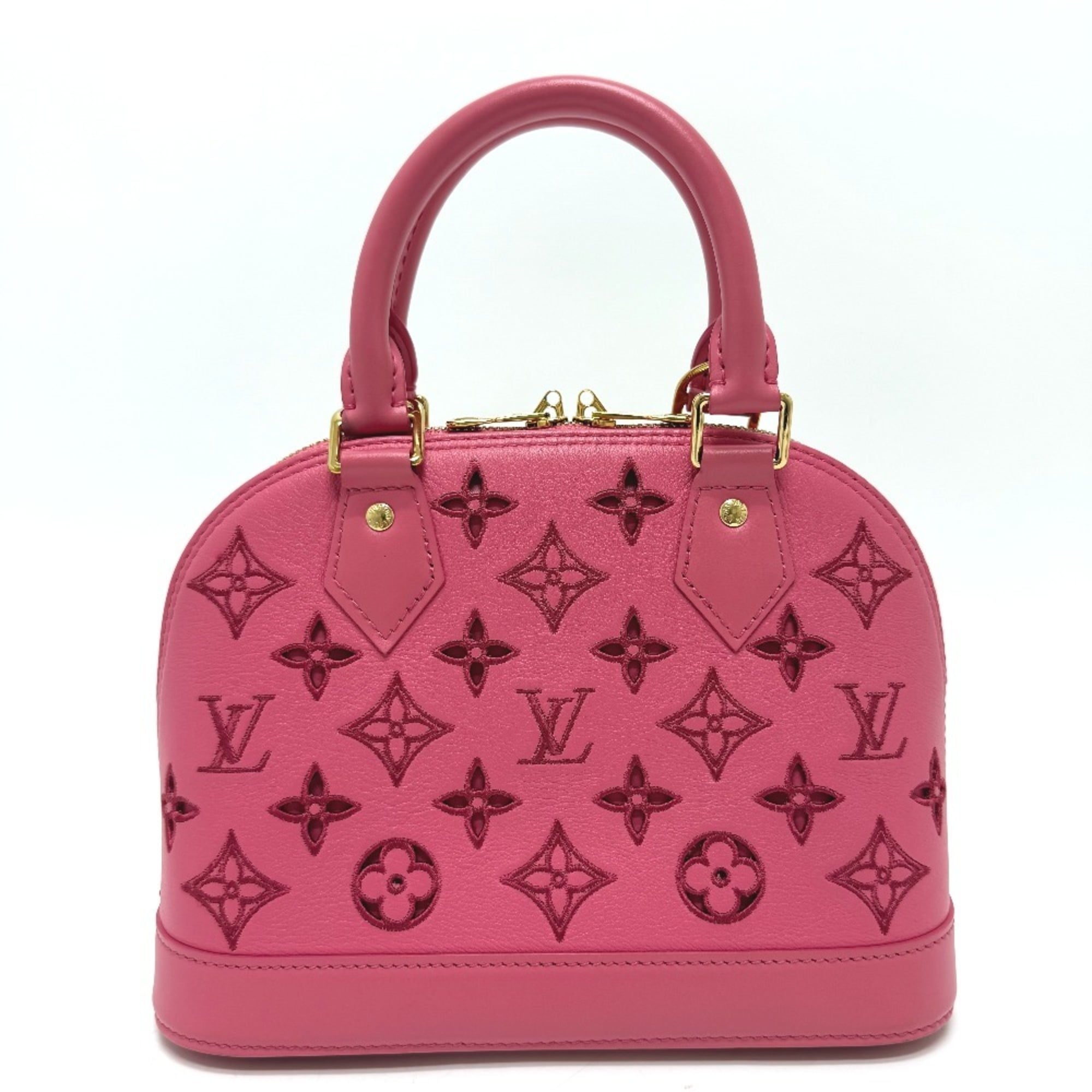 Louis Vuitton Pink Leather Handbag (Pre-Owned)