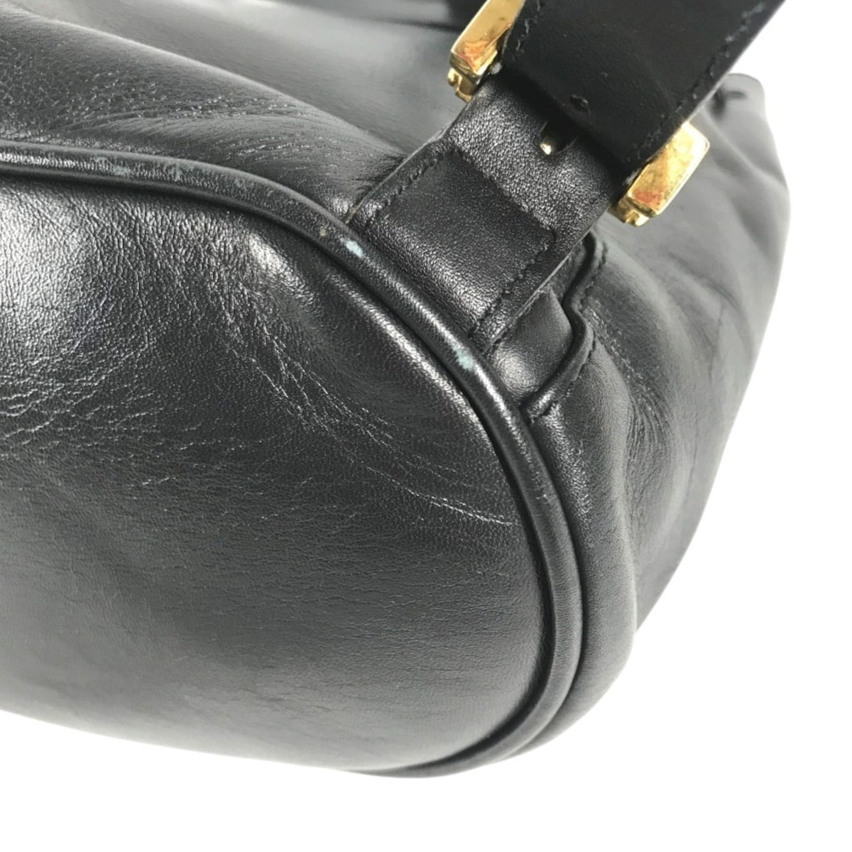 Salvatore Ferragamo Black Leather Backpack (Pre-Owned)