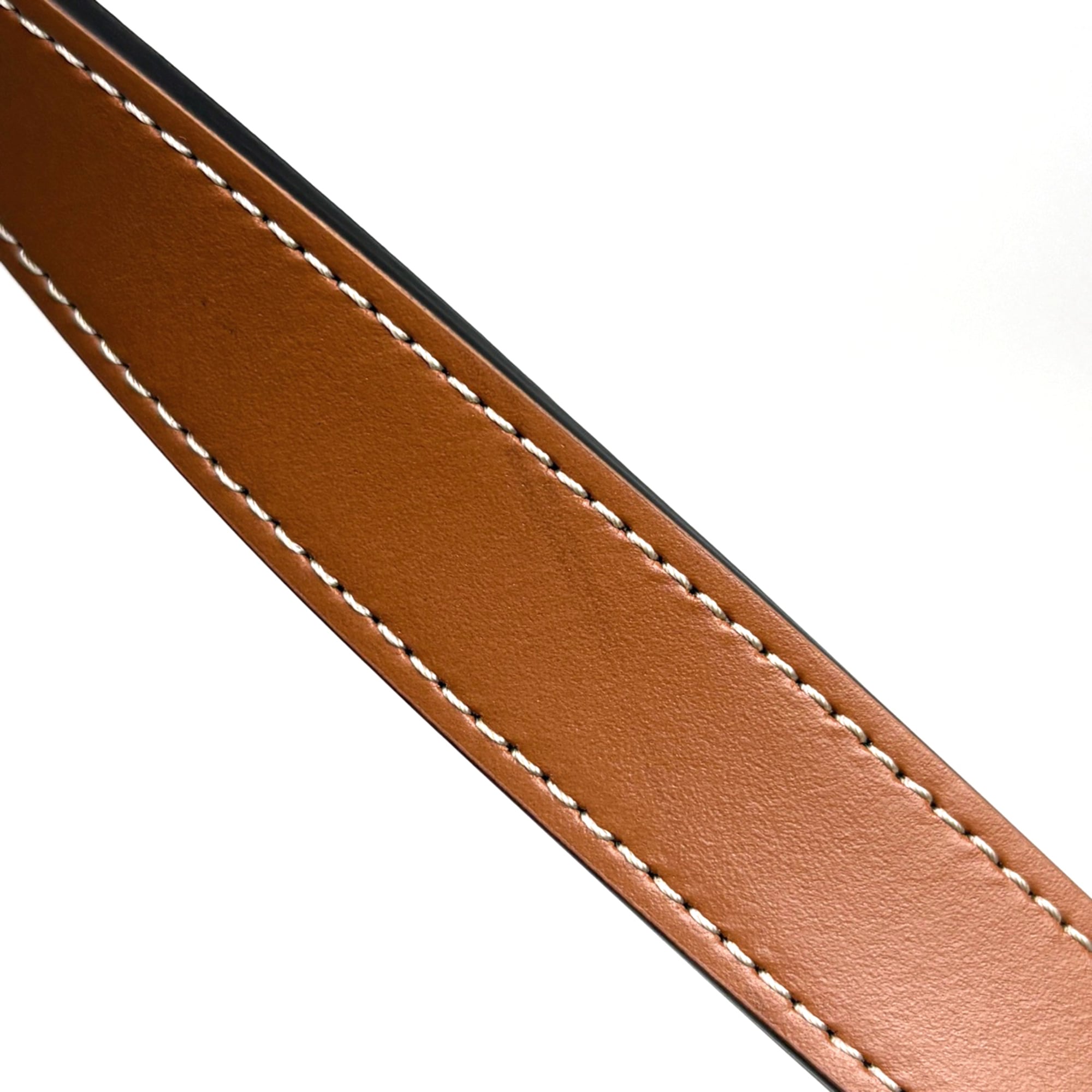 Celine Brown Coated Canvas Leather Shoulder Bag (Pre-Owned)