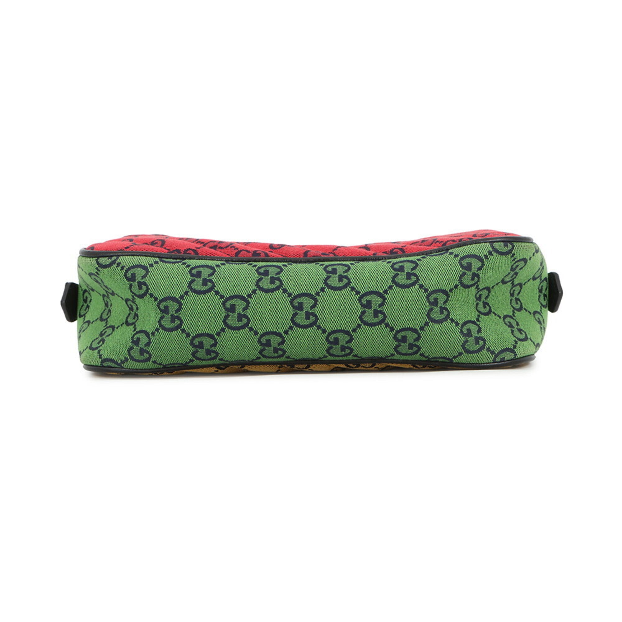 Gucci Multi-Color Gg Canvas Handbag Shoulder Bag (Pre-Owned)