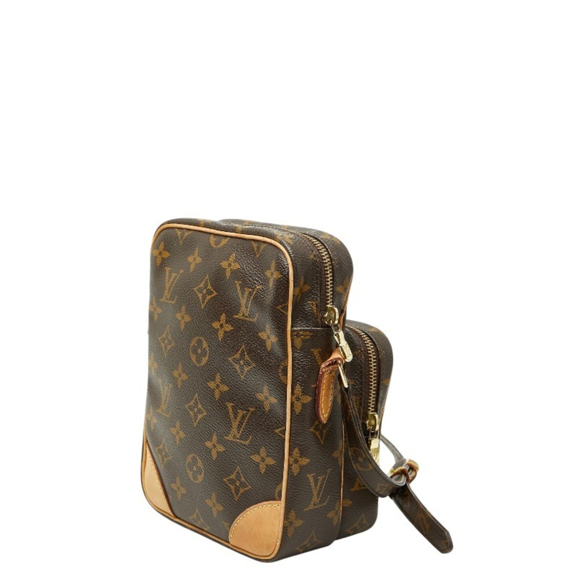 Louis Vuitton Brown Pvc Leather Shoulder Bag (Pre-Owned)