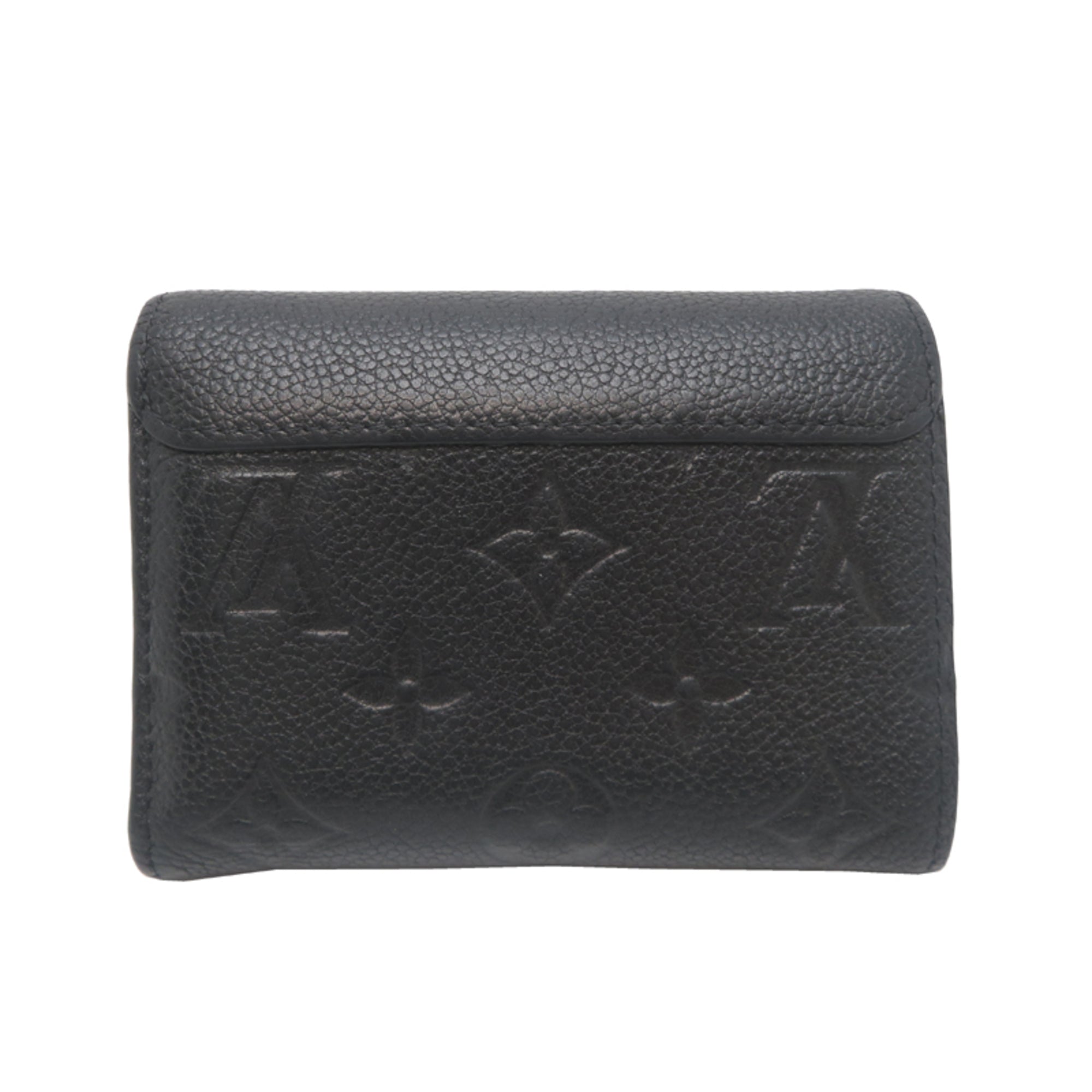 Louis Vuitton Black Noir Monogram Empreinte Wallet (Tri-Fold) (Pre-Owned)