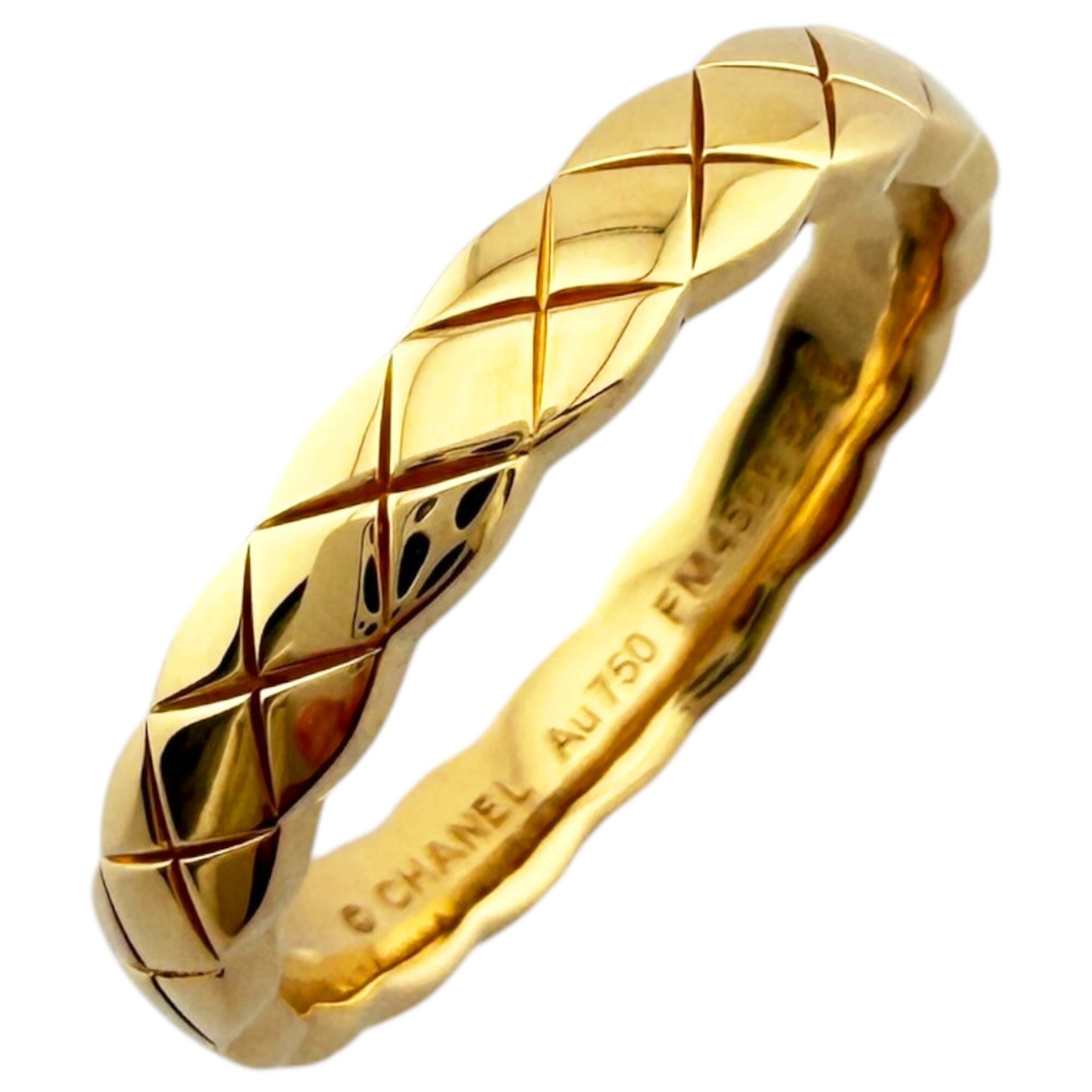 Chanel Yellow Gold Yellow Gold (18K) Band Ring (Pre-Owned)