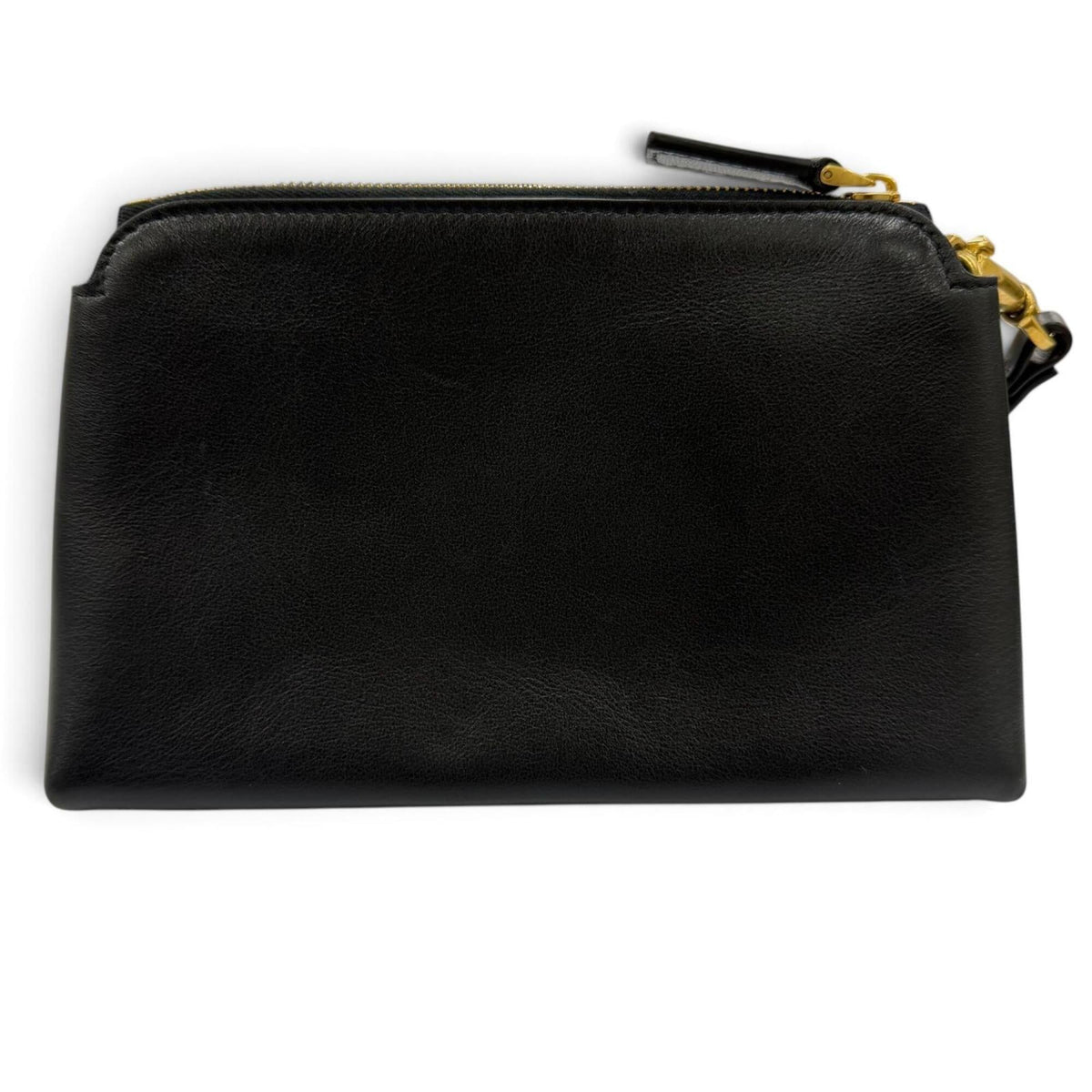 Valentino Black Leather Pouch (Pre-Owned)