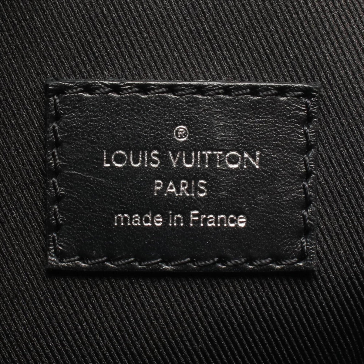 Louis Vuitton Black Coated Canvas Monogram Eclipse Leather Handbag Shoulder Bag (Pre-Owned)