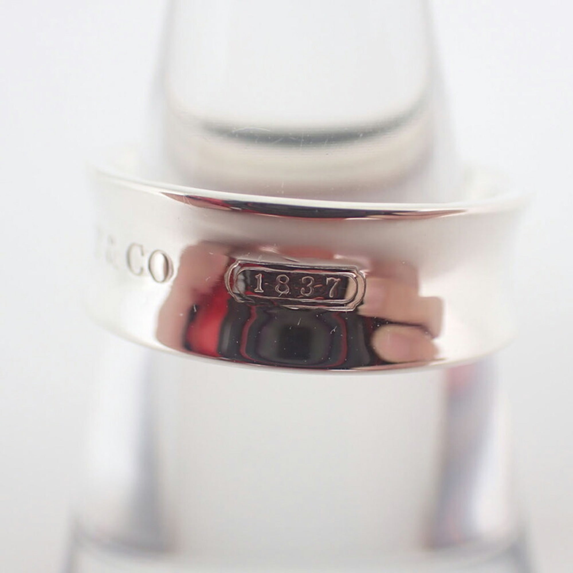 Tiffany Sterling Silver 925 Band Ring (Pre-Owned)