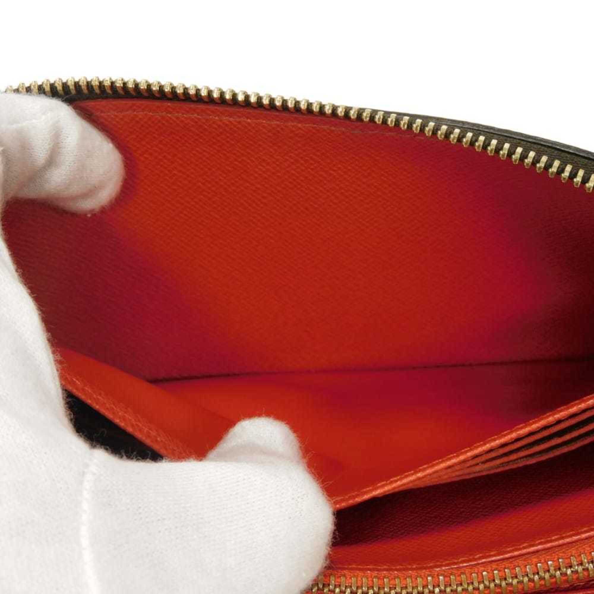 Louis Vuitton Brown Cerise Long Wallet (Bi-Fold) (Pre-Owned)