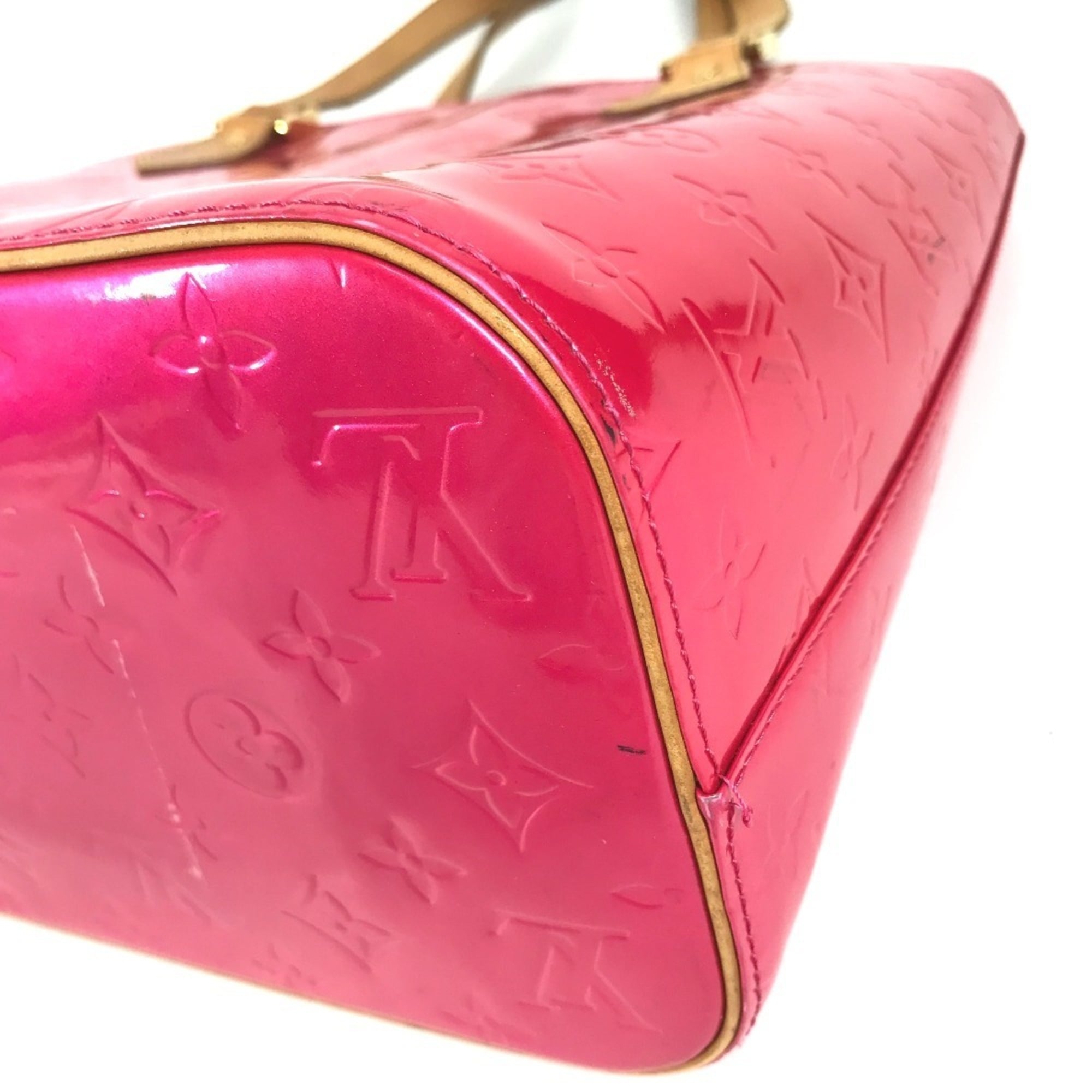 Louis Vuitton Monogram Vernis Fuchsia Pink Monogram Vernis Handbag Shoulder Bag Tote Bag (Pre-Owned)
