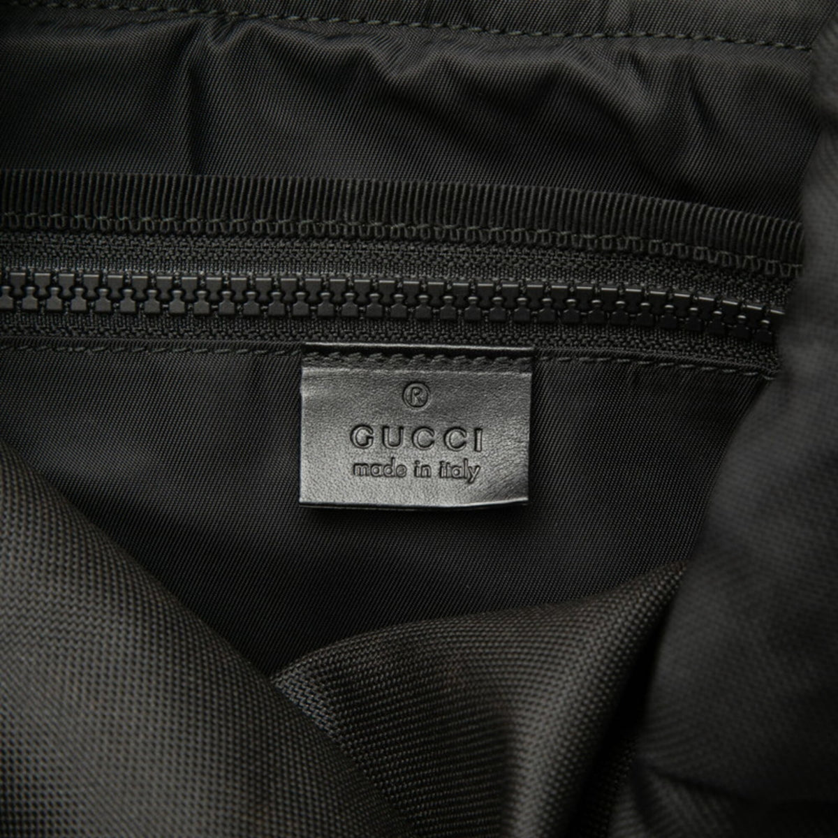 Gucci Black Blue Red Color Nylon Backpack (Pre-Owned)