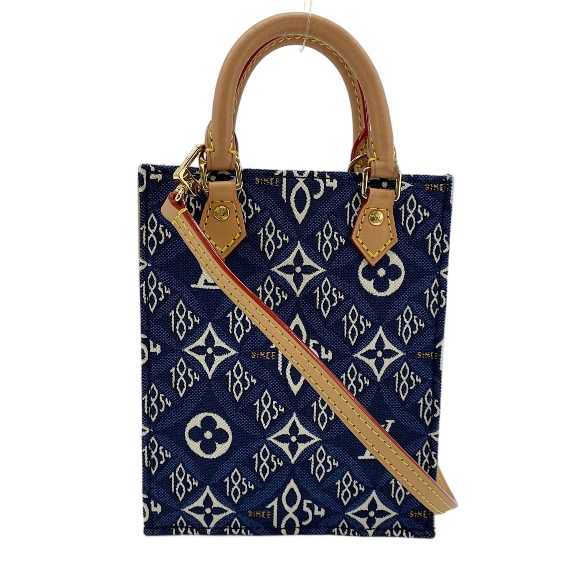 Louis Vuitton Navy Handbag (Pre-Owned)