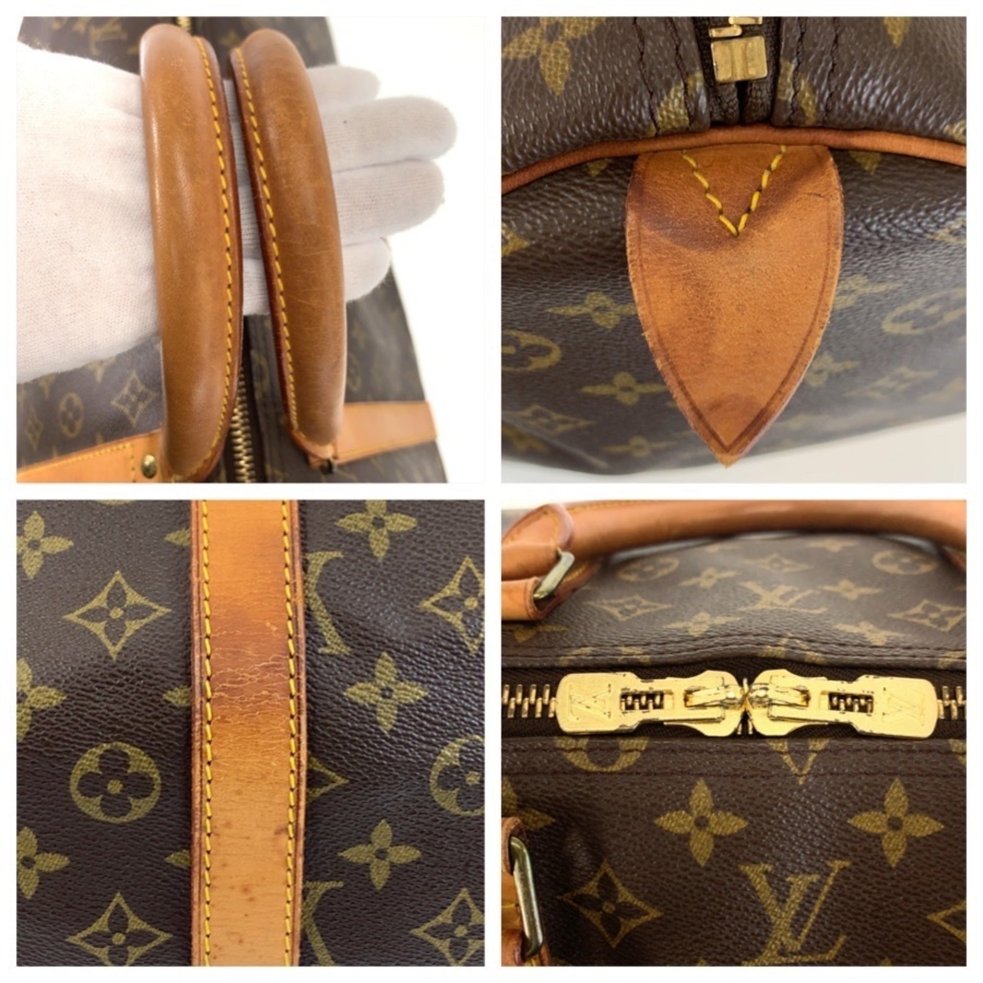 Louis Vuitton Brown Monogram Monogram Boston Bag (Pre-Owned)