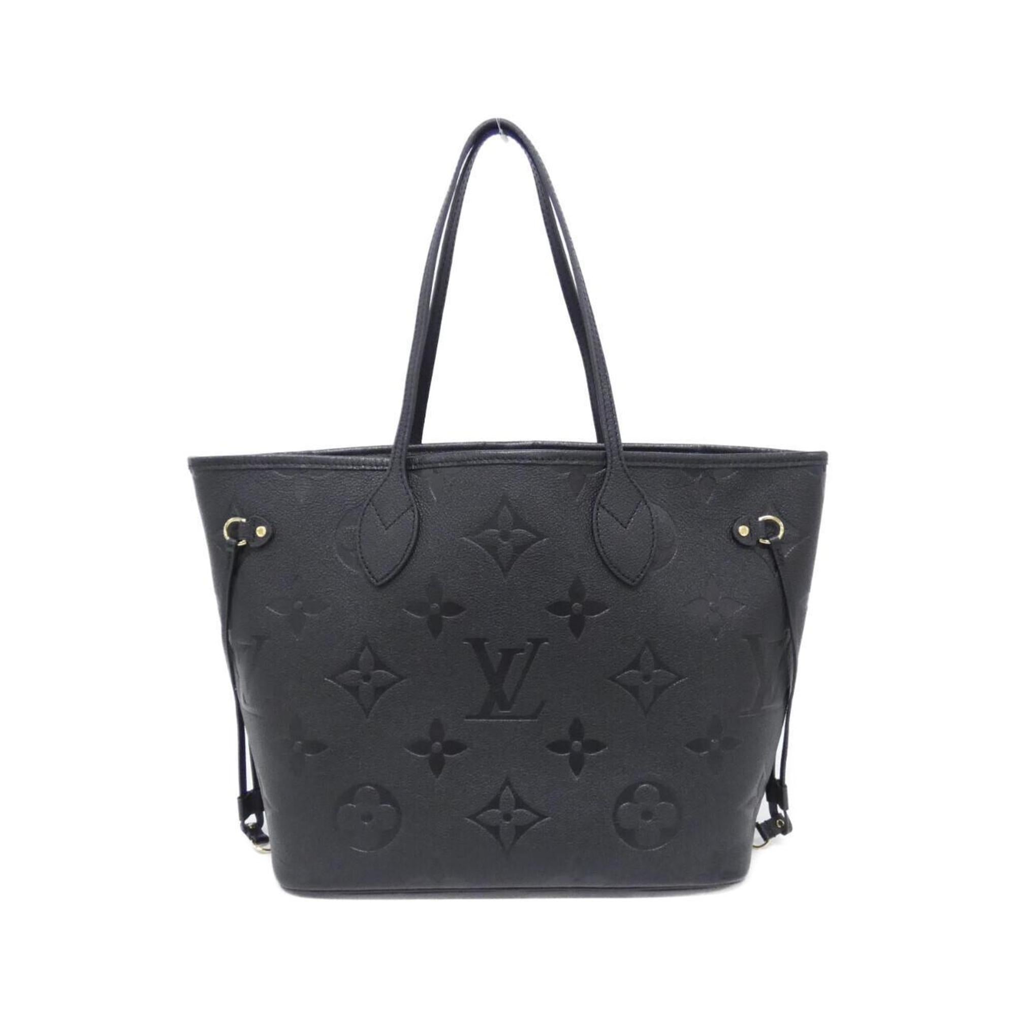 Louis Vuitton Black Leather Handbag (Pre-Owned)
