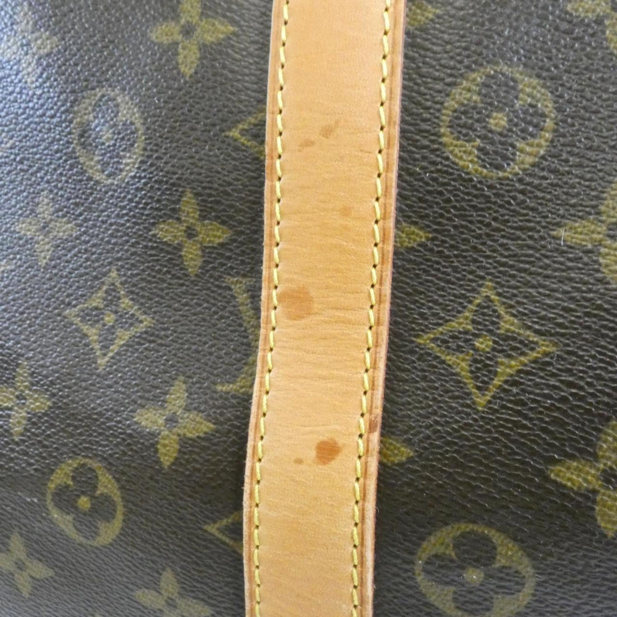 Louis Vuitton Brown Coated Canvas Boston Bag (Pre-Owned)