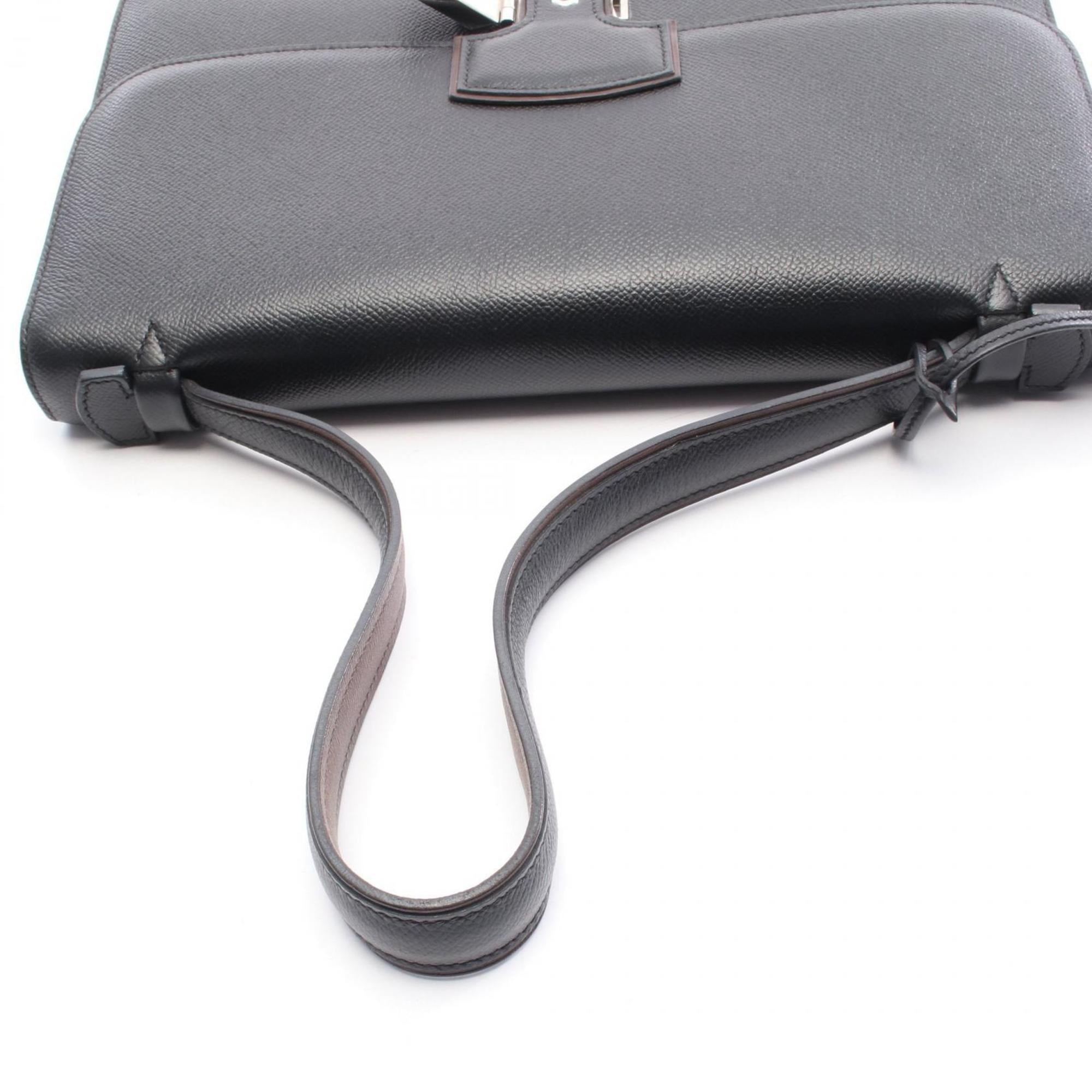 Hermes Black Epsom Leather Shoulder Bag (Pre-Owned)