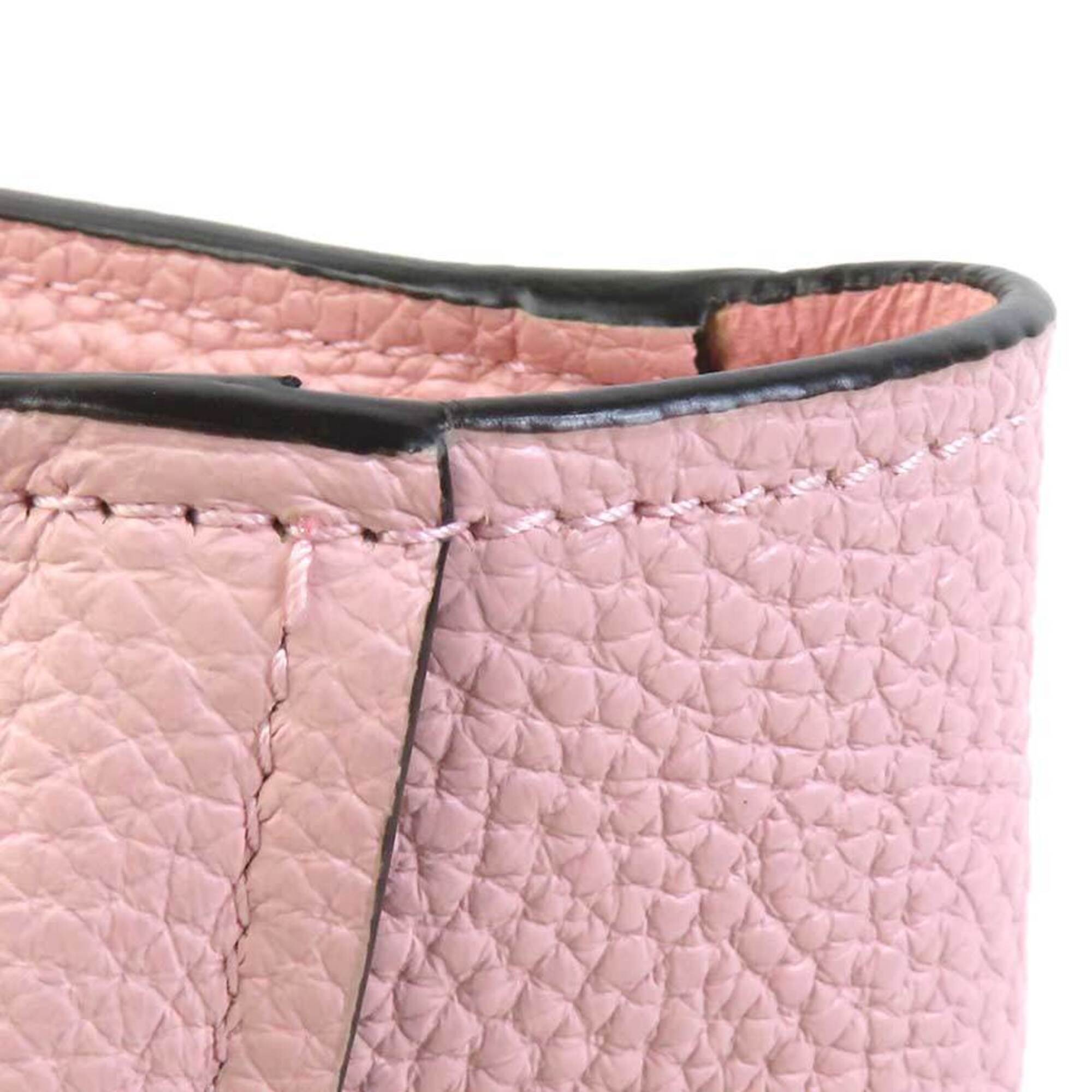 Salvatore Ferragamo Pink Leather Handbag Shoulder Bag (Pre-Owned)