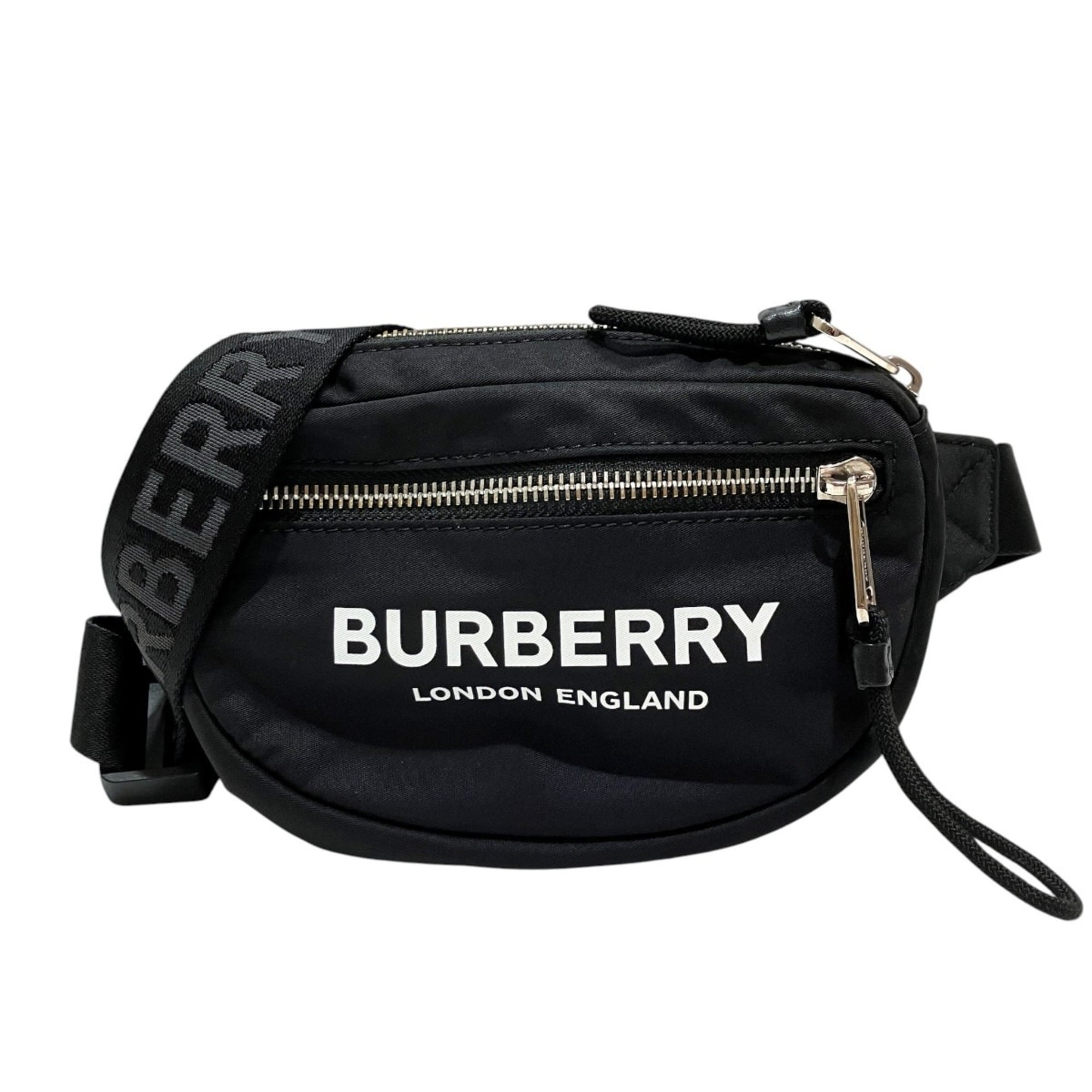 Burberry Black Canvas Fanny Pack (Pre-Owned)