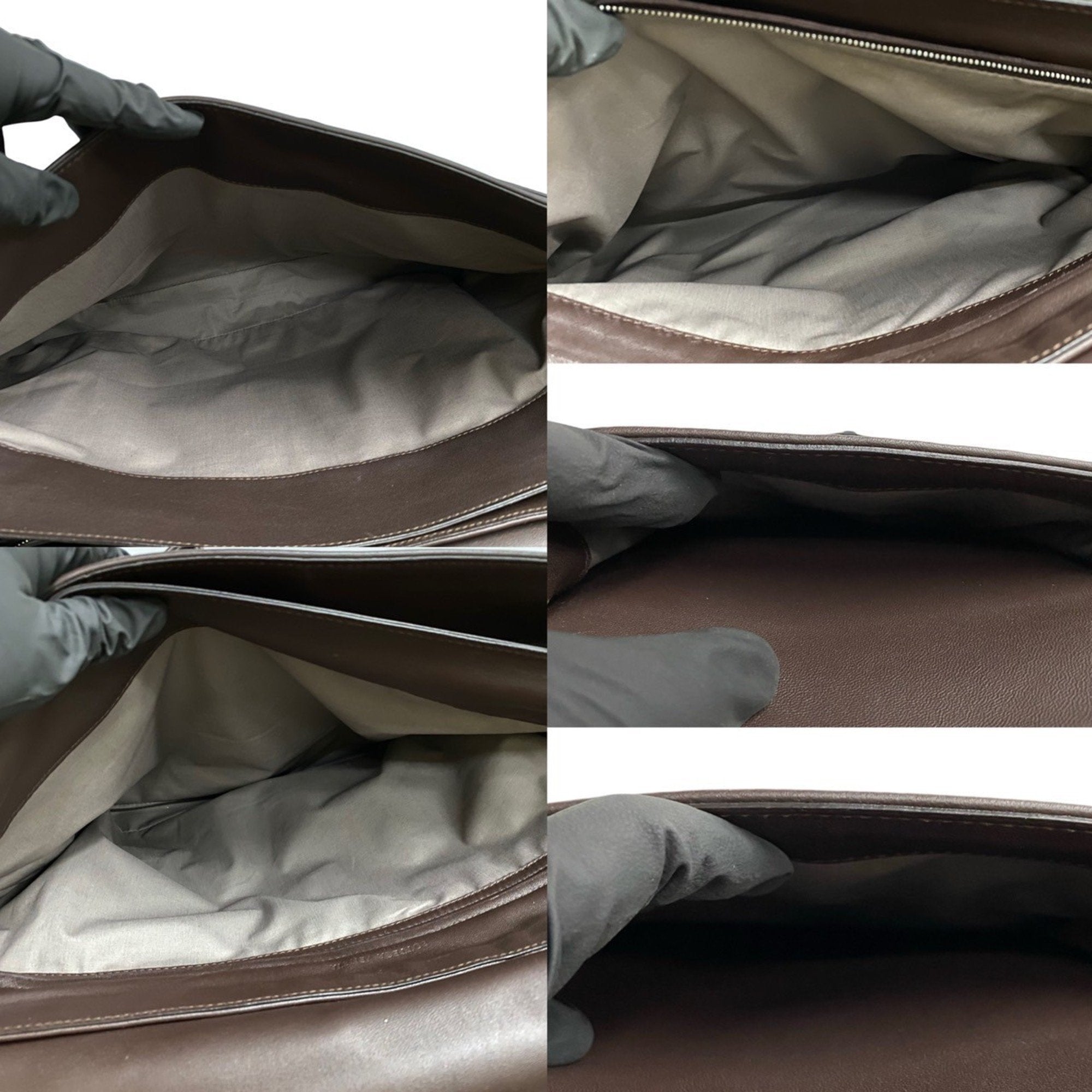 Bottega Veneta Brown Leather Briefcase (Pre-Owned)