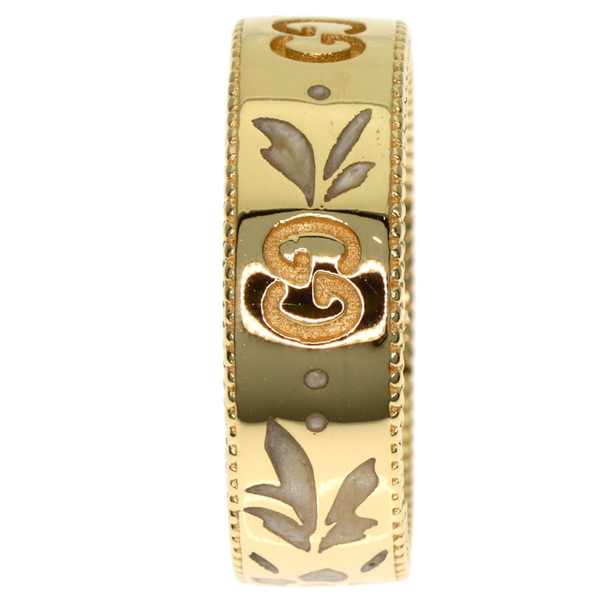 Gucci Icon Yellow Gold (18K) Band Ring (Pre-Owned)