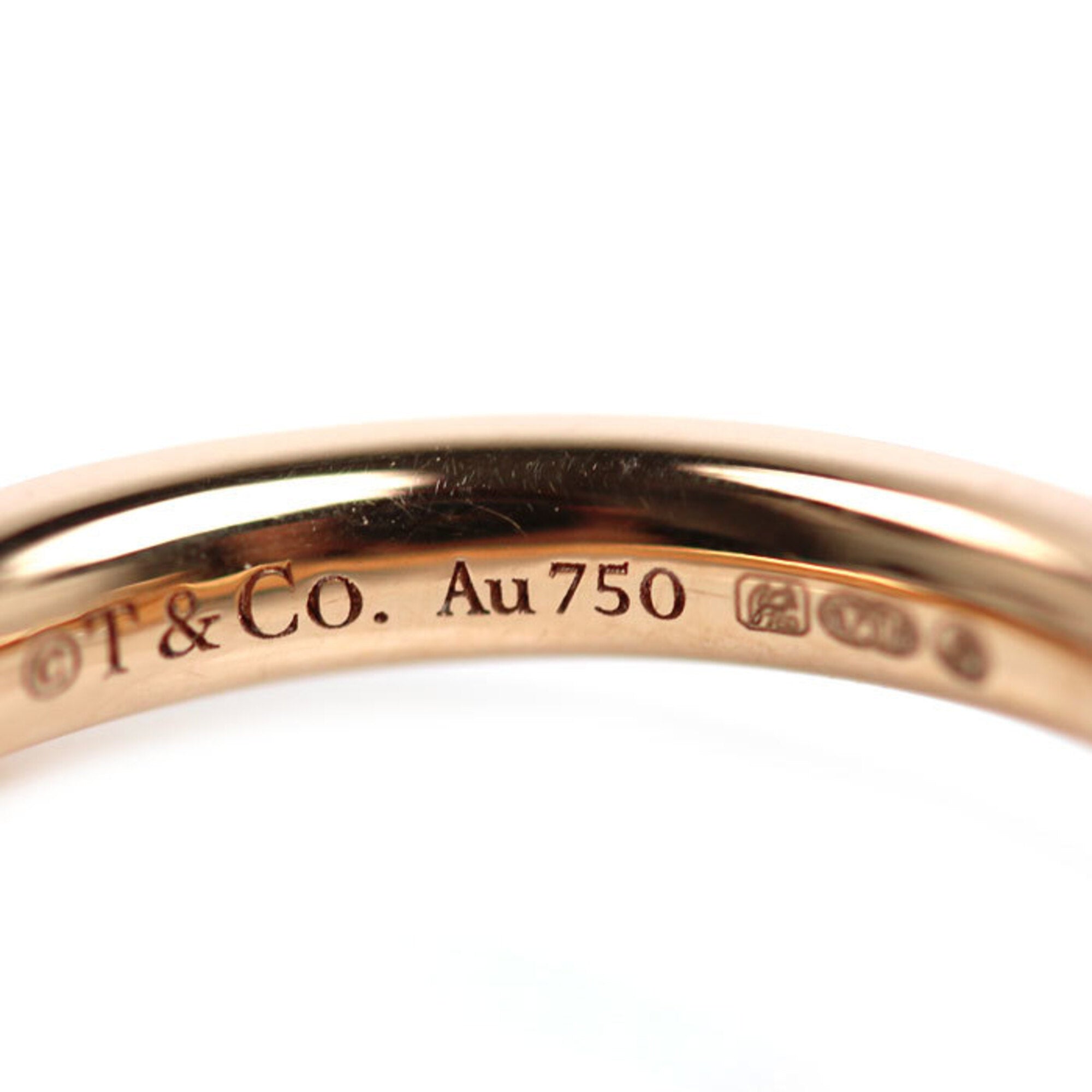 Tiffany Pink Gold (18K) Band Ring (Pre-Owned)