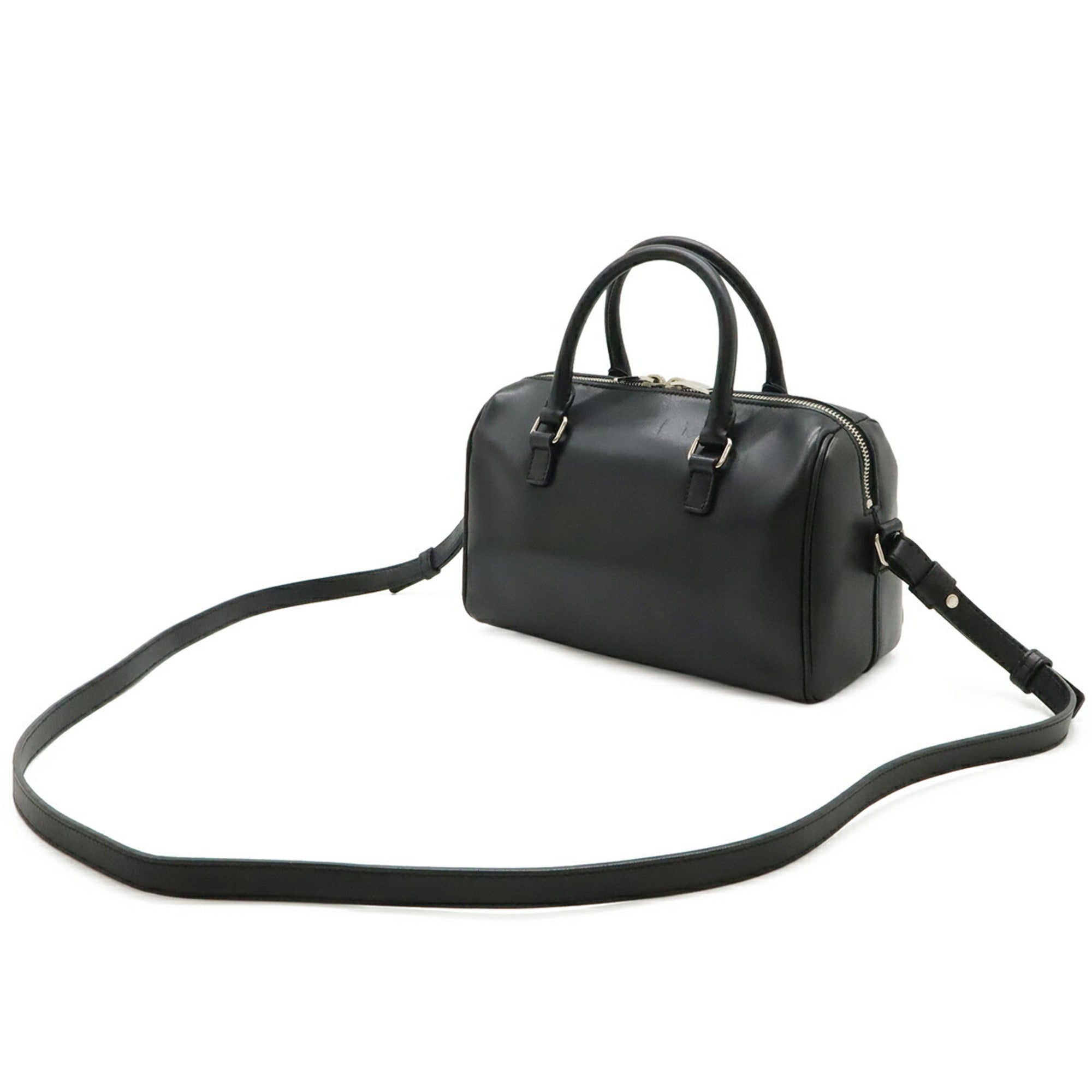 Yves Saint Laurent Black Leather Handbag (Pre-Owned)