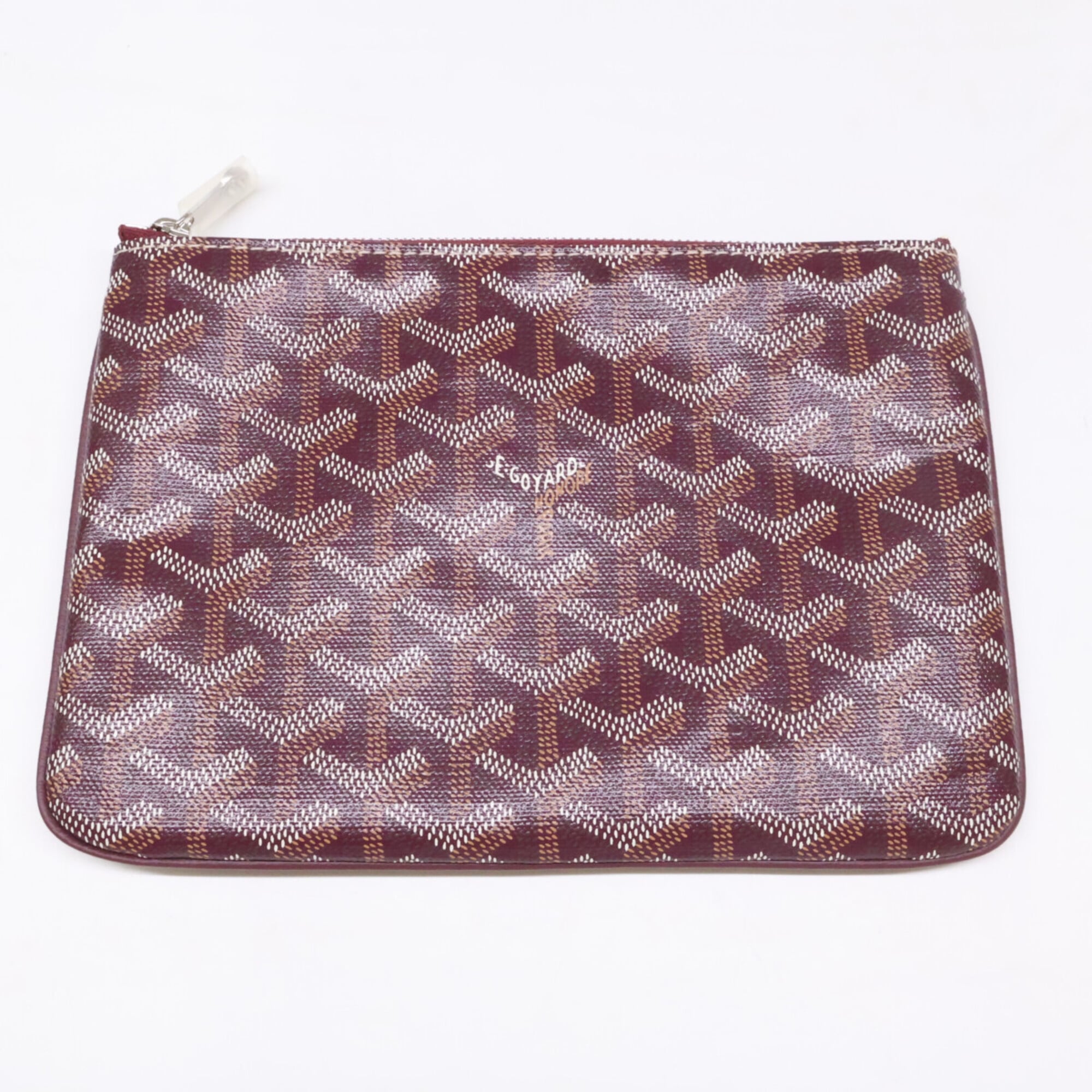 Goyard Burgundy Pvc Clutch Bag Pouch (Pre-Owned)