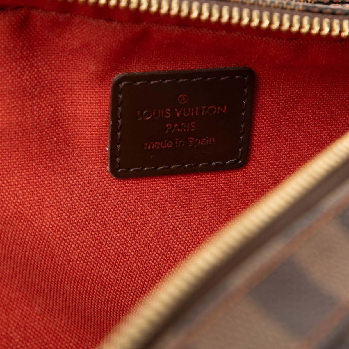 Louis Vuitton Damier Brown Pvc Leather Sling Bag (Pre-Owned)