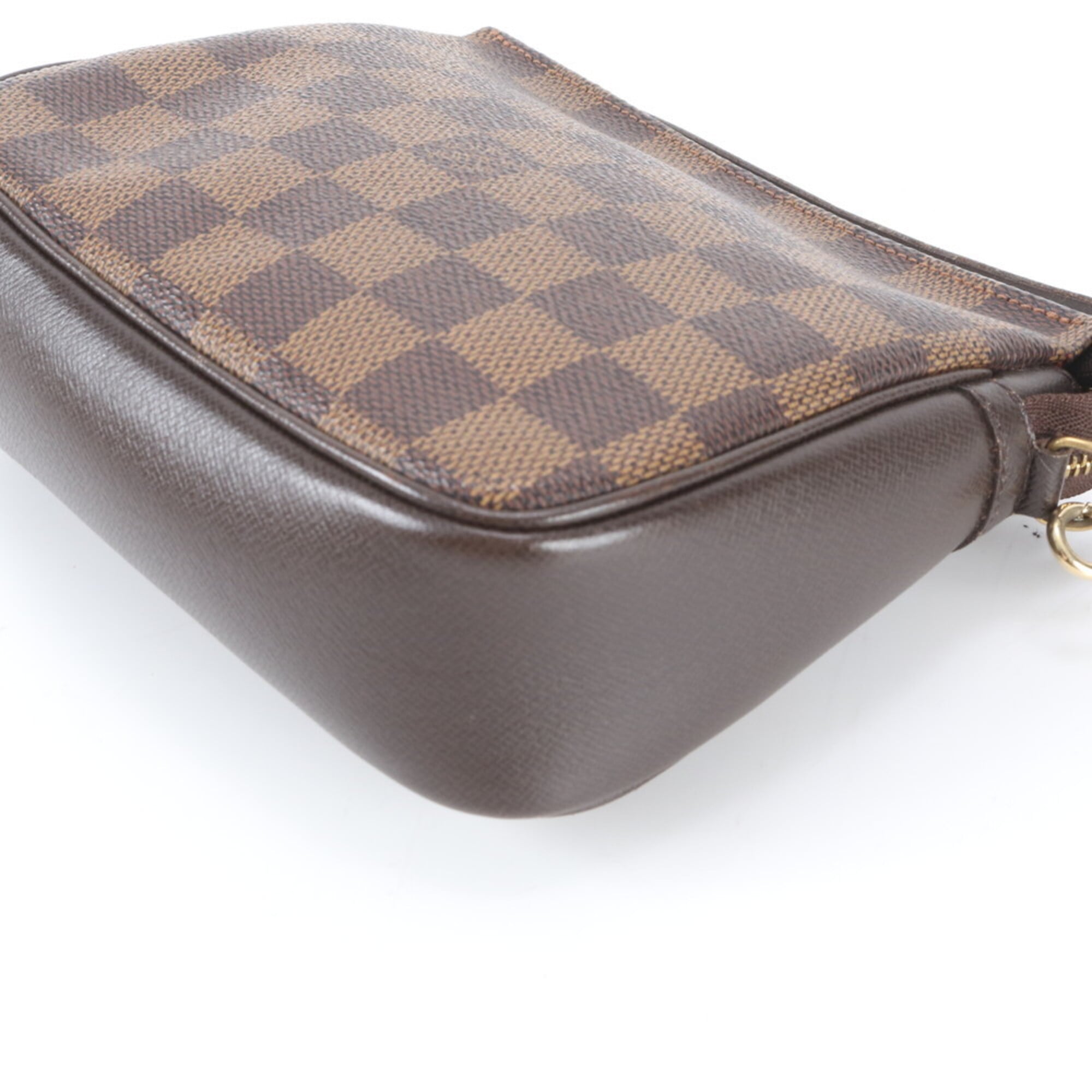 Louis Vuitton Brown Damier Canvas Coated Canvas Leather Handbag (Pre-Owned)