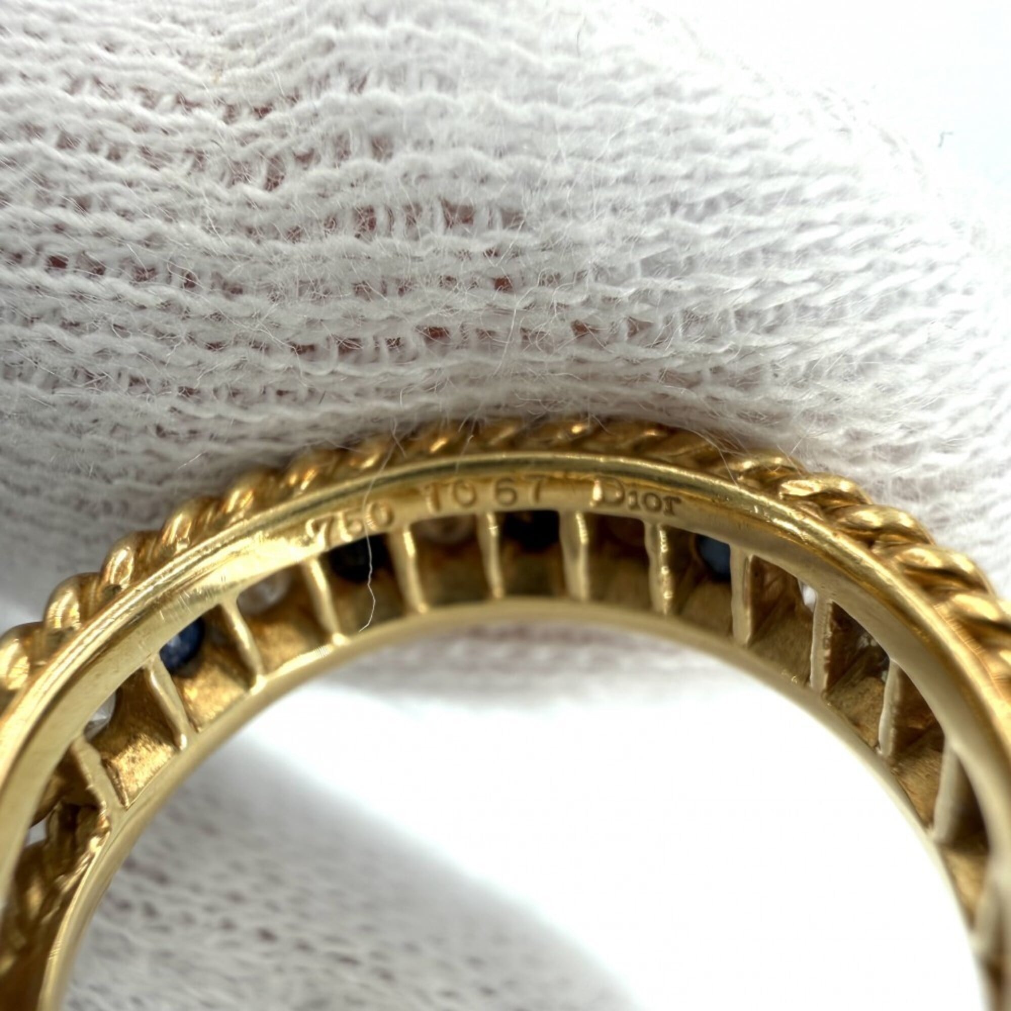 Christian Dior White Yellow Yellow Gold (Pre-Owned)
