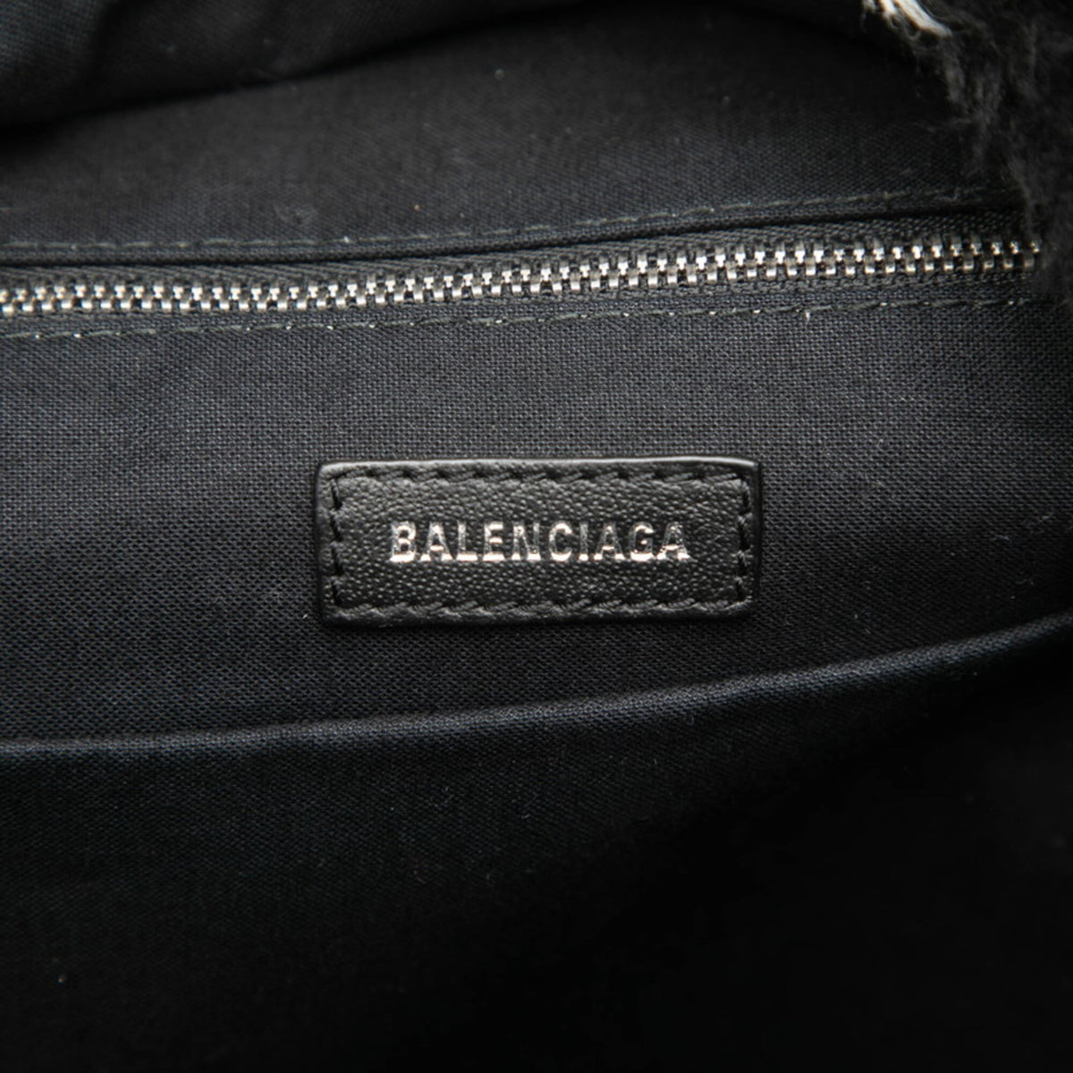 Balenciaga Black Faux Fur Backpack (Pre-Owned)