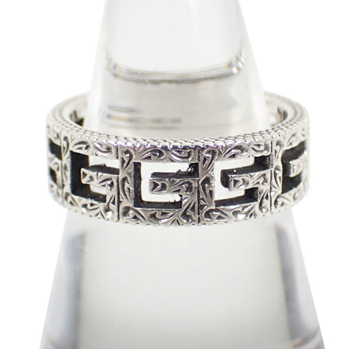 Gucci Sterling Silver 925 Band Ring (Pre-Owned)