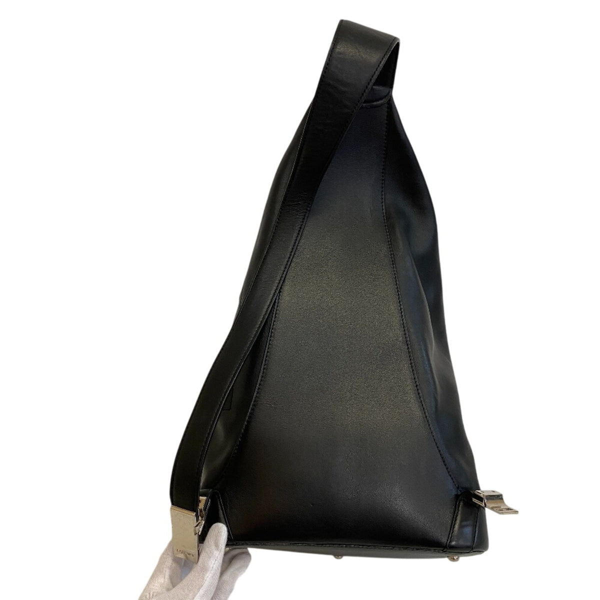 Loewe Black Leather Handbag Pouch (Pre-Owned)
