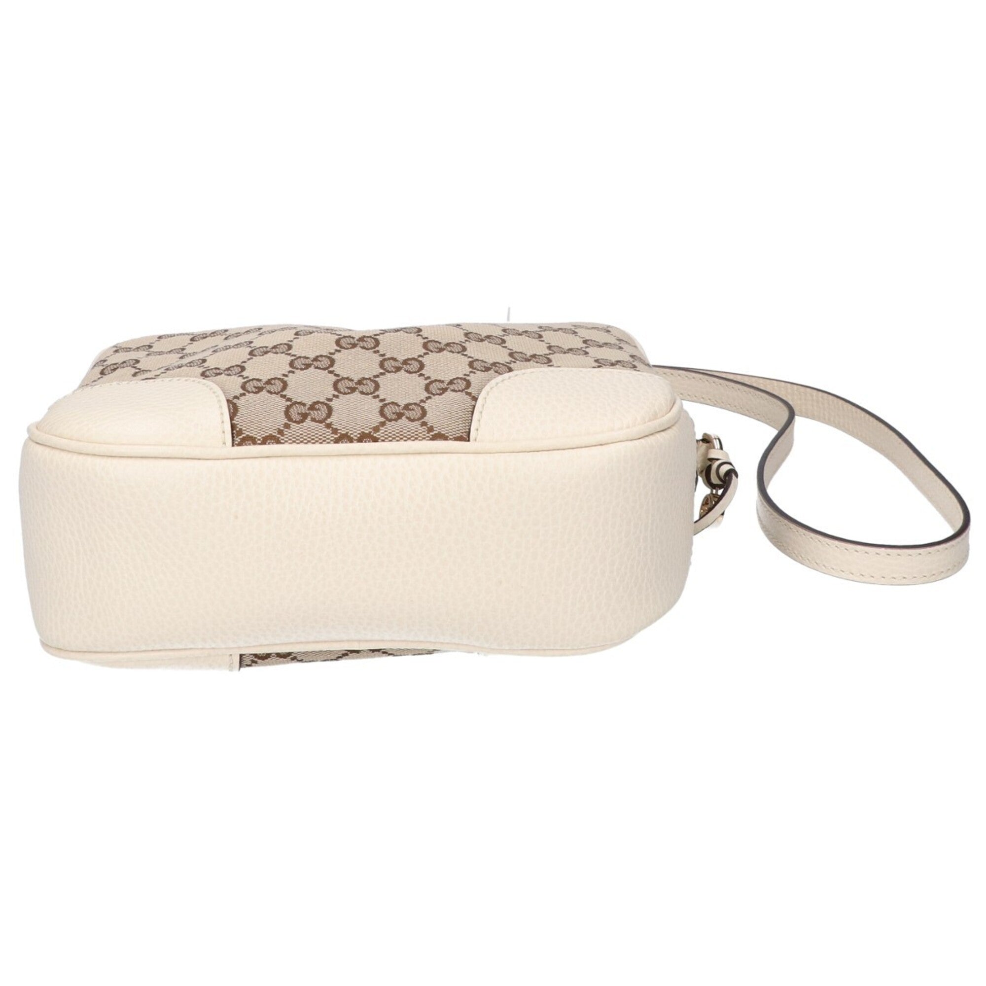 Gucci Ivory Gg Canvas Shoulder Bag (Pre-Owned)