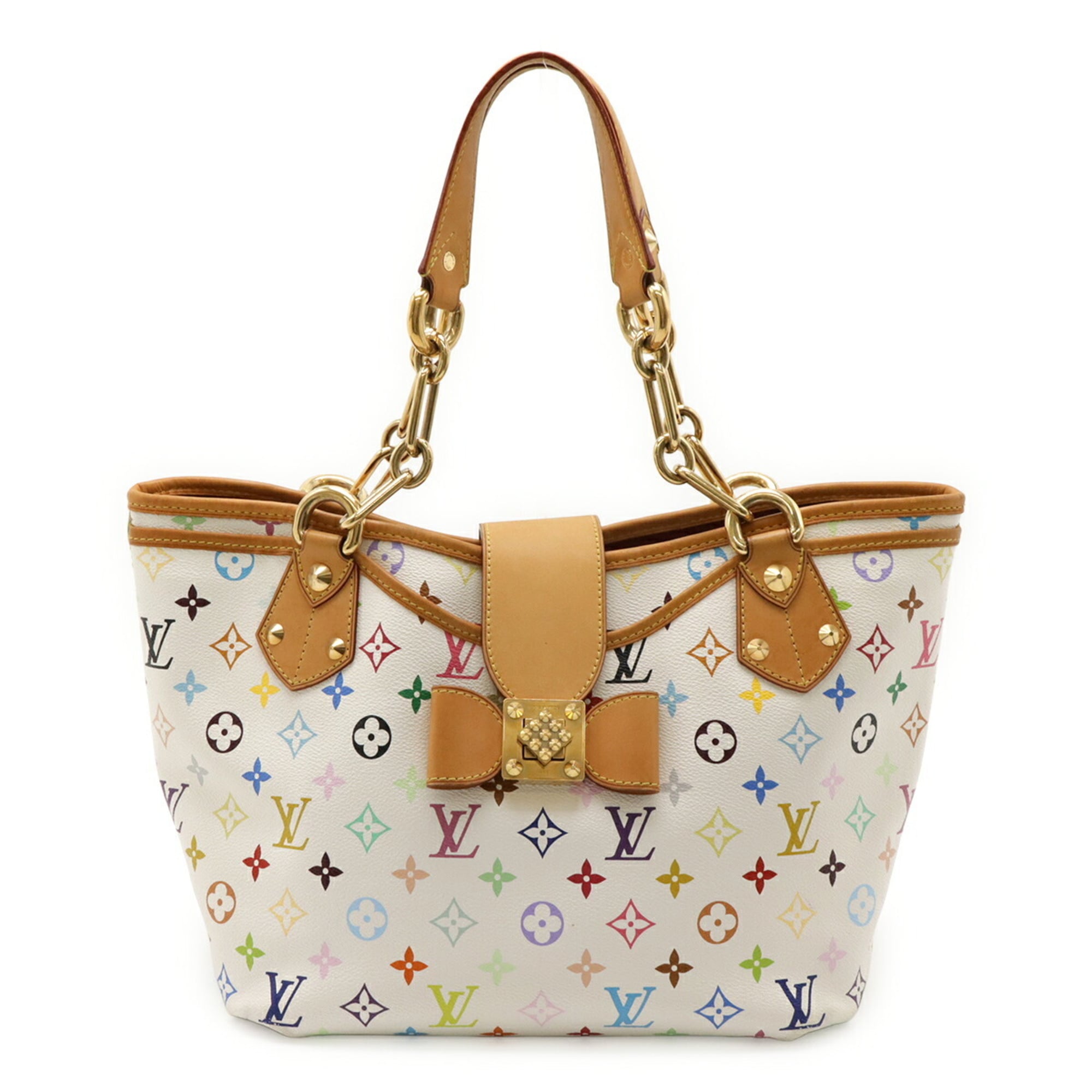 Louis Vuitton Monogram Multicolore Blanc Monogram Multicolore Shoulder Bag Tote Bag (Pre-Owned)