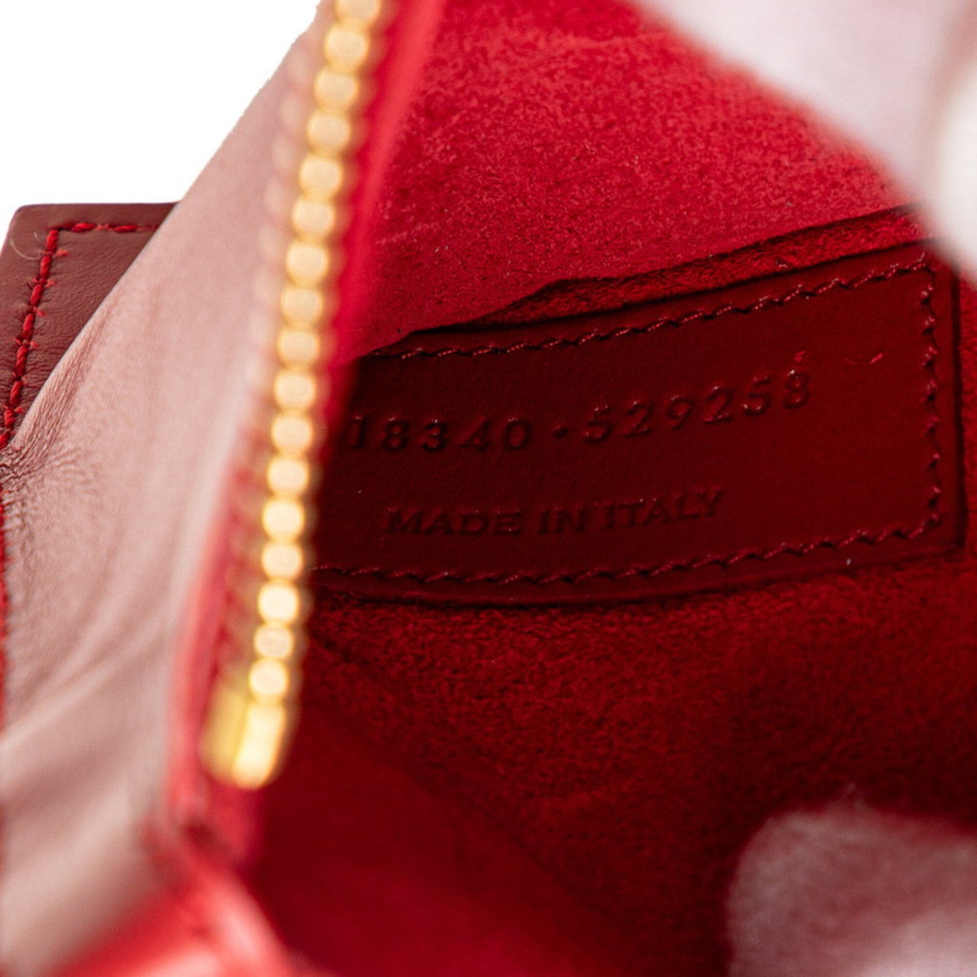 Saint Laurent Red Color Suede Leather Tote Bag (Pre-Owned)