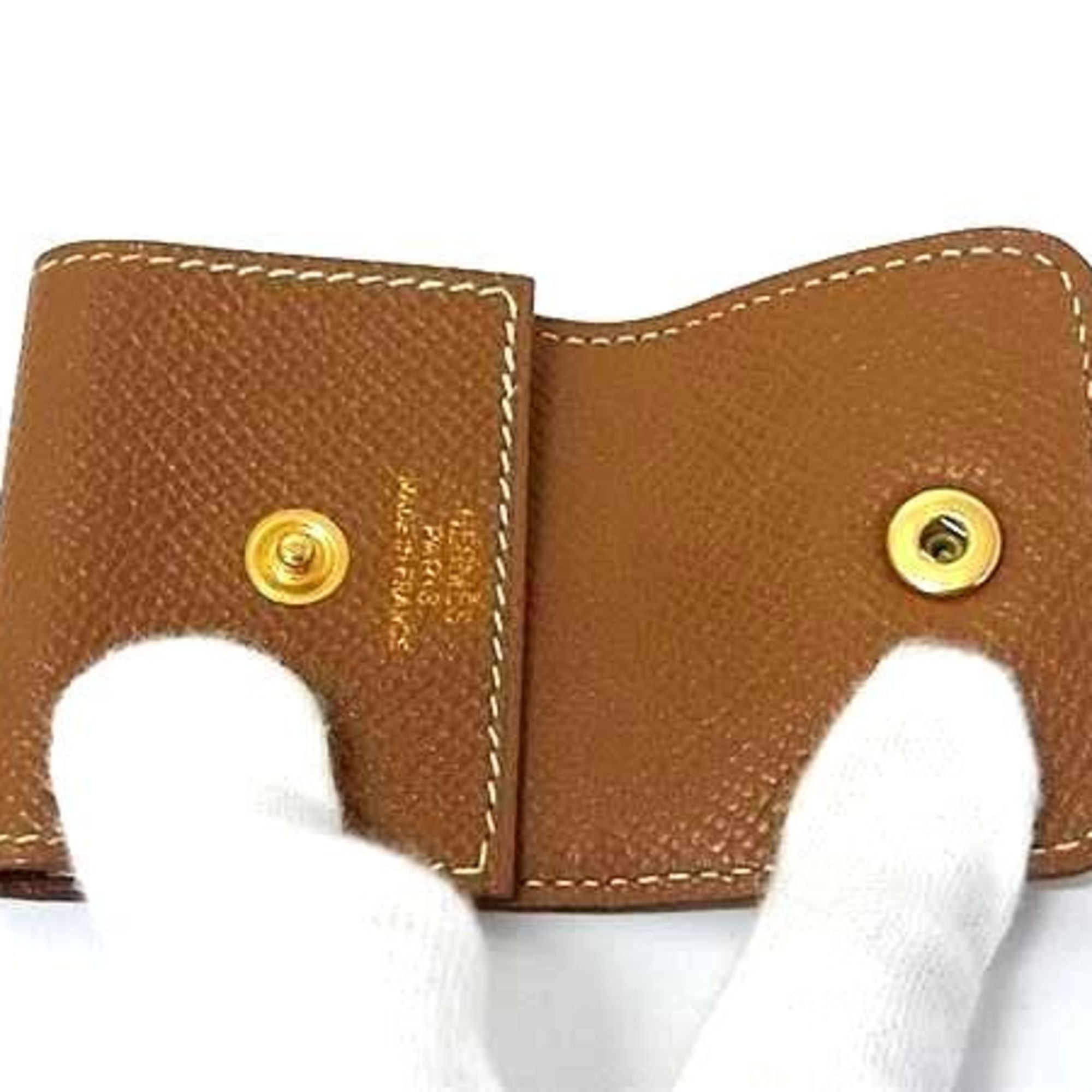 Hermes Brown Epsom Leather Pouch (Pre-Owned)